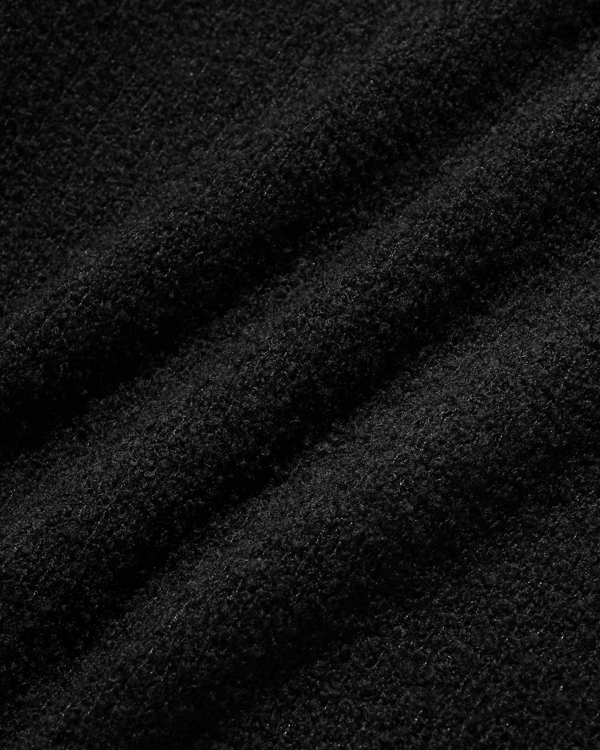 【12.10 WED 20:00- IN STOCK】SLUB PILE KNIT PULLOVER (BLACK)