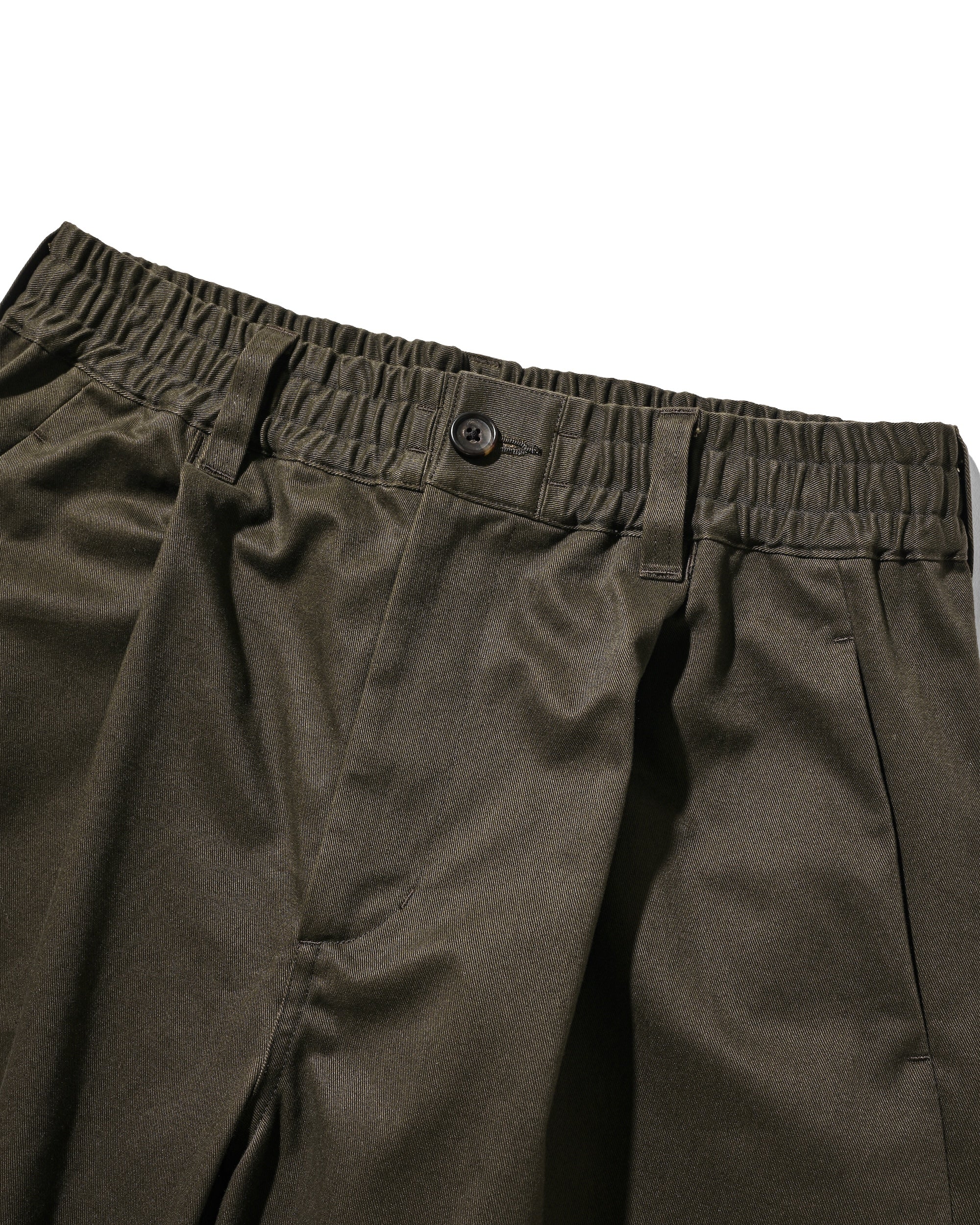 【6.11 WED 20:00- IN STOCK】BARREL LEG EASY PANTS (OLIVE)