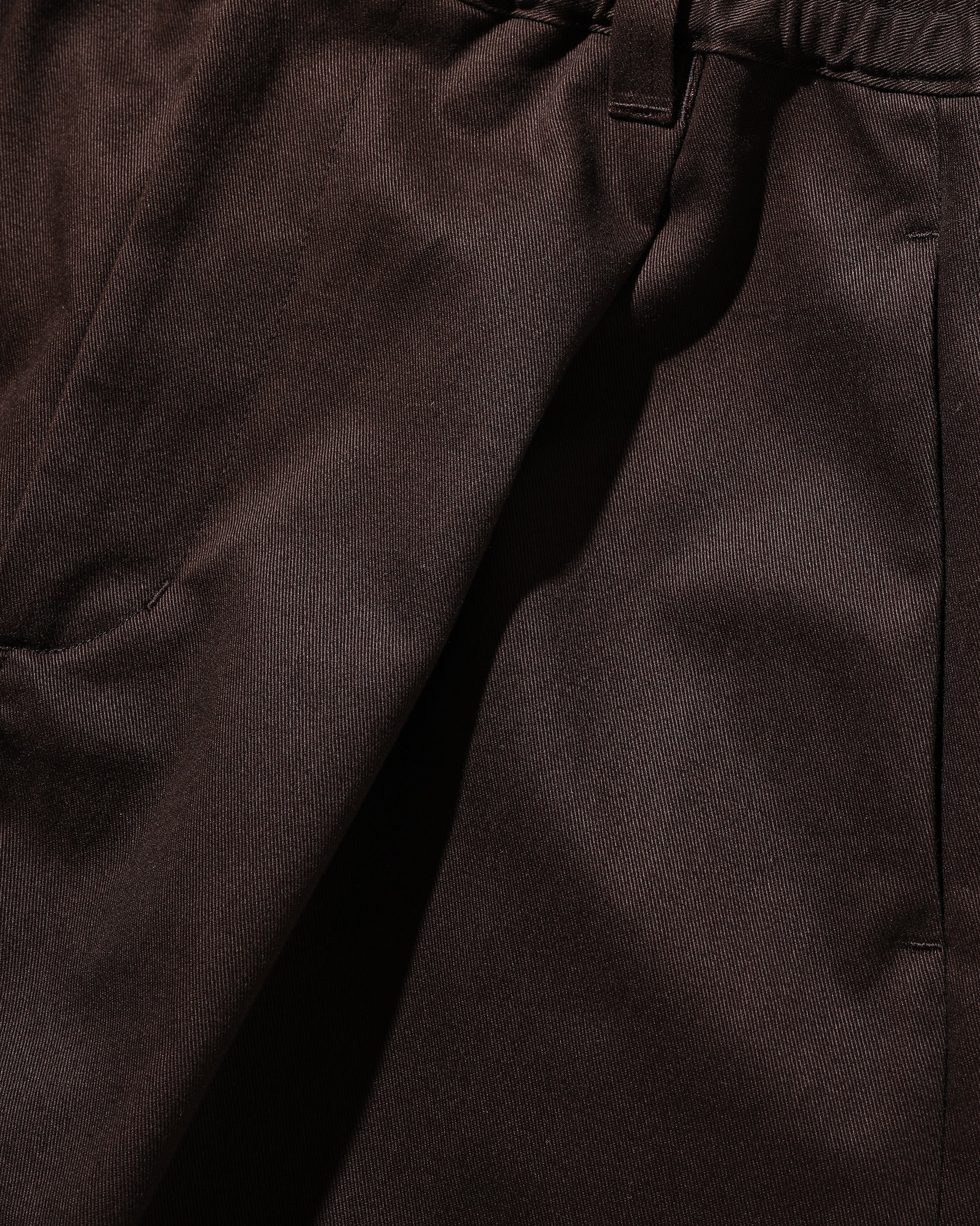 【6.11 WED 20:00- IN STOCK】BARREL LEG EASY PANTS (BROWN)