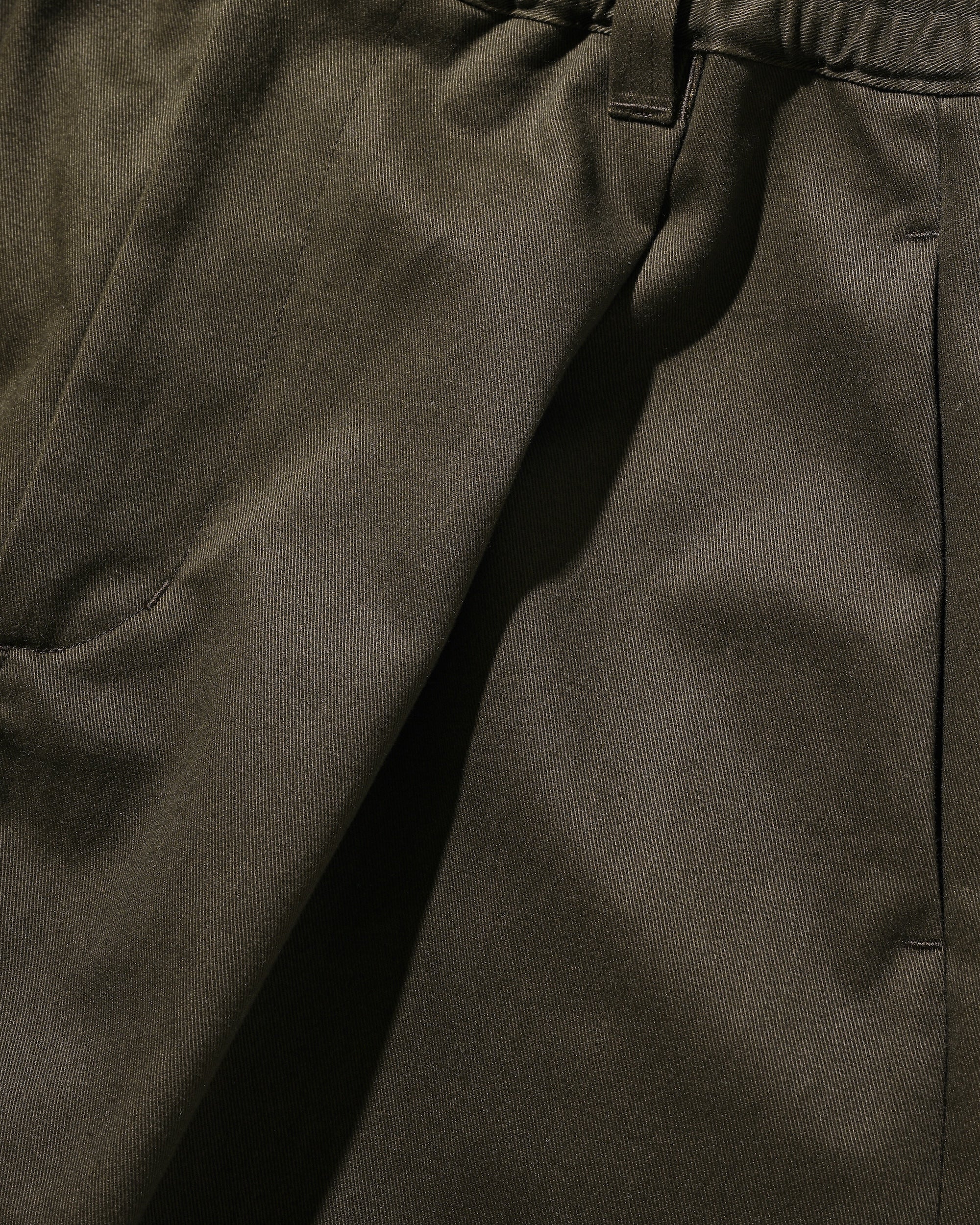 【6.11 WED 20:00- IN STOCK】BARREL LEG EASY PANTS (OLIVE)