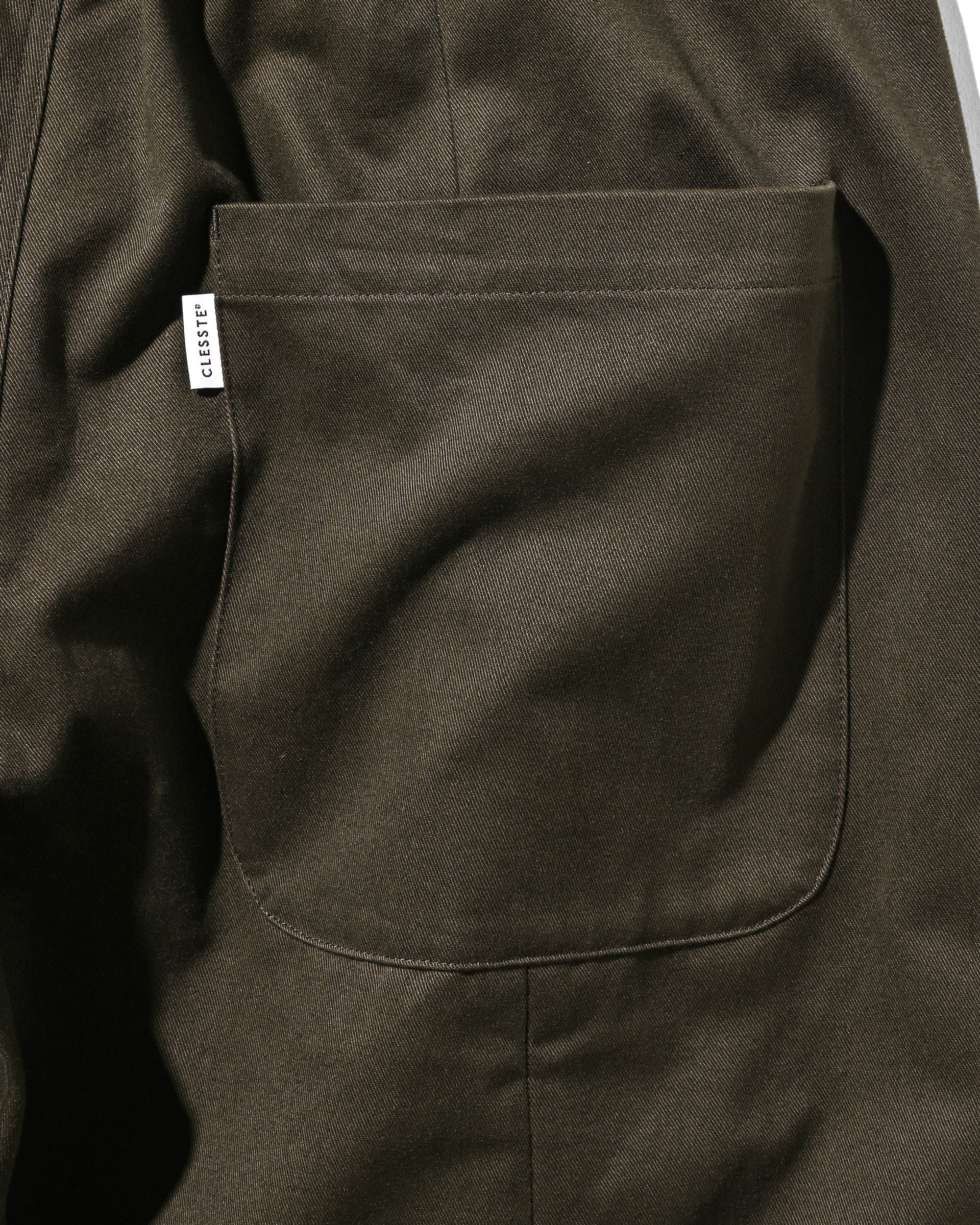 【6.11 WED 20:00- IN STOCK】BARREL LEG EASY PANTS (OLIVE)