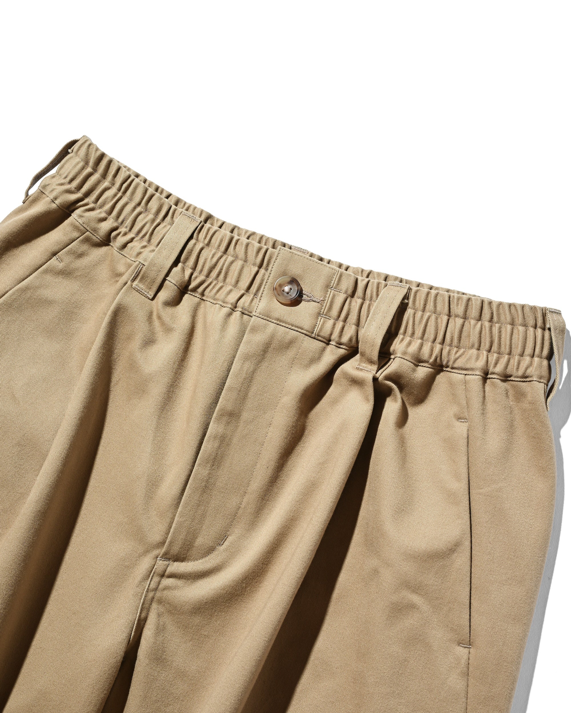 【6.11 WED 20:00- IN STOCK】BARREL LEG EASY PANTS (BEIGE)