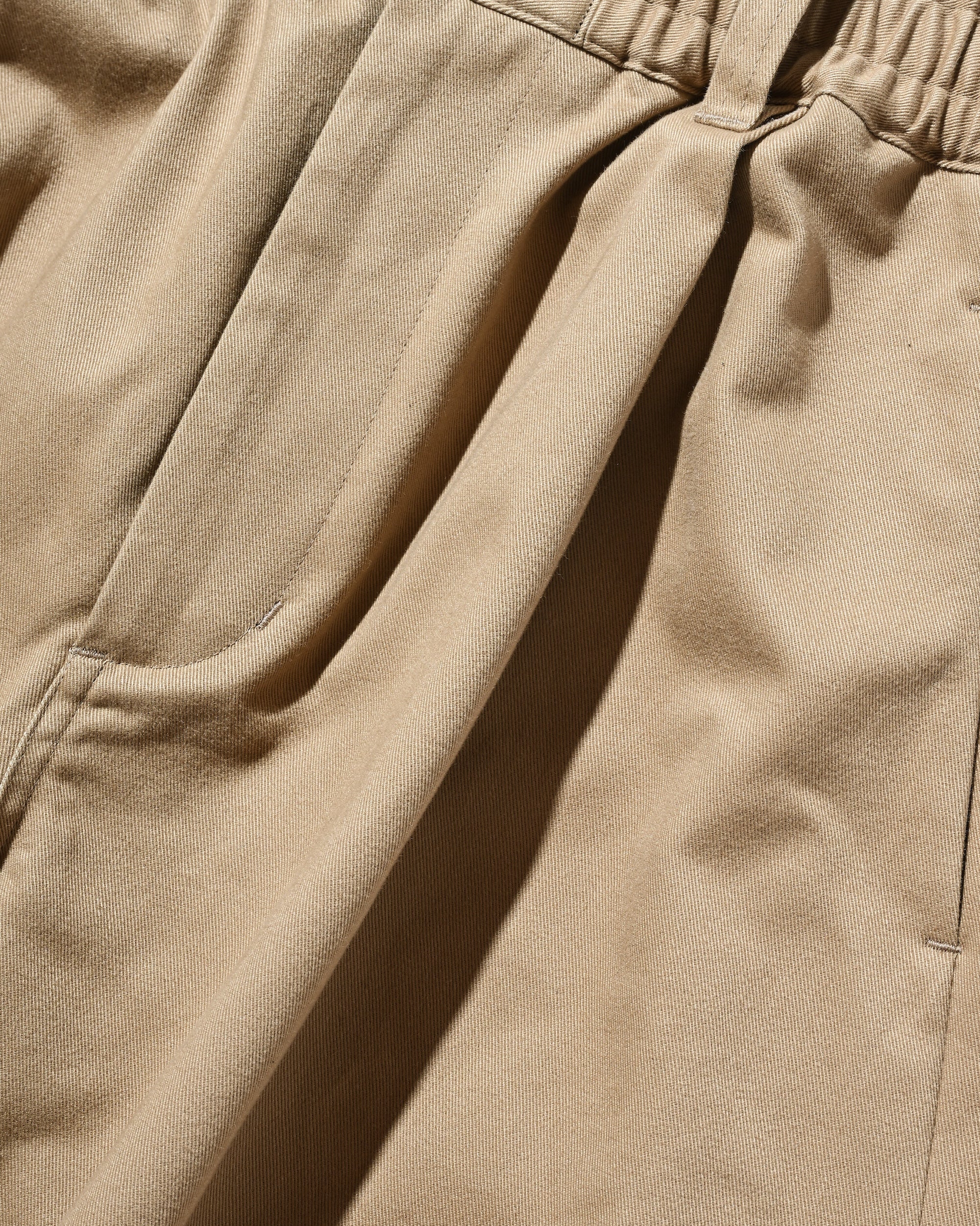 【6.11 WED 20:00- IN STOCK】BARREL LEG EASY PANTS (BEIGE)