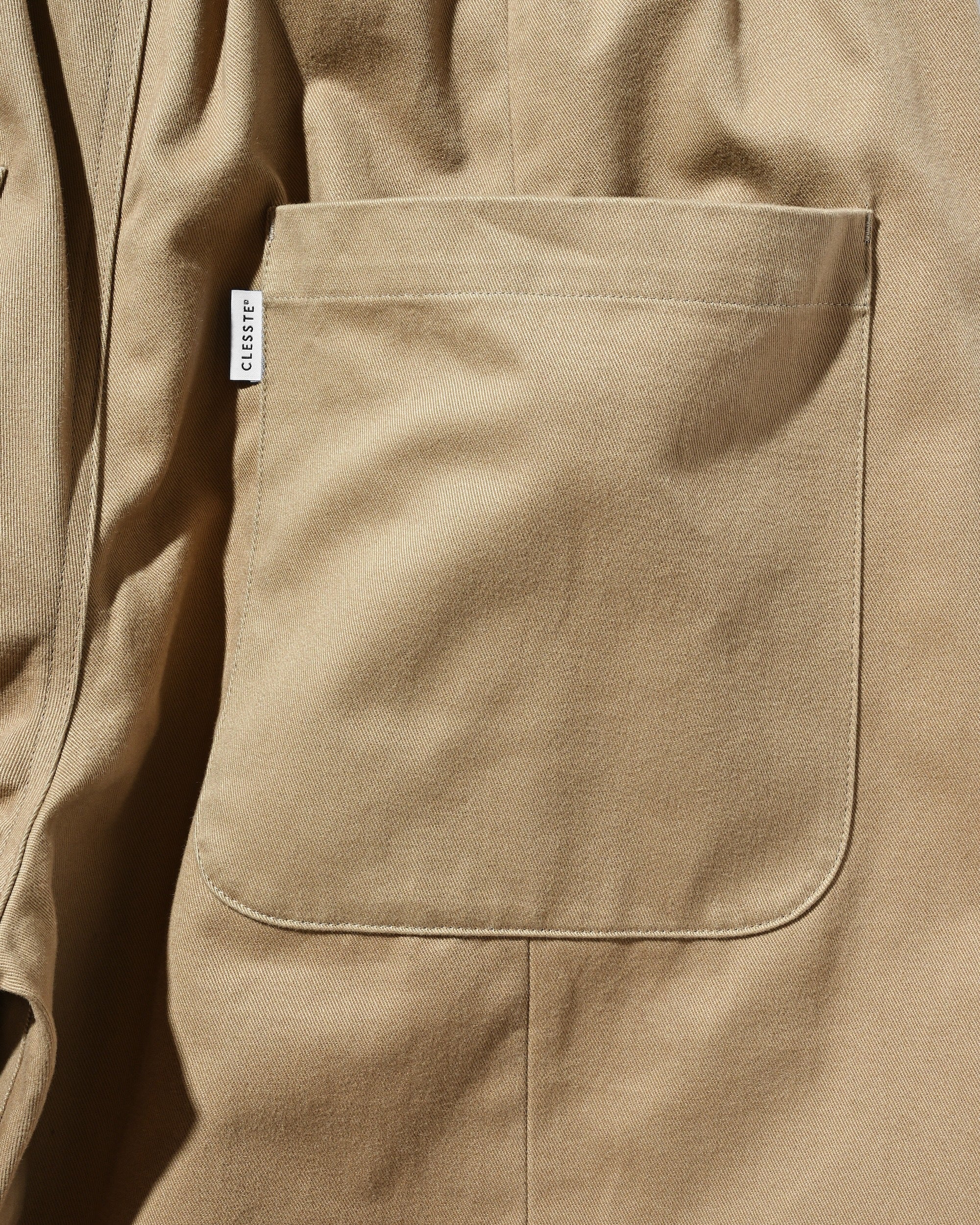 【6.11 WED 20:00- IN STOCK】BARREL LEG EASY PANTS (BEIGE)