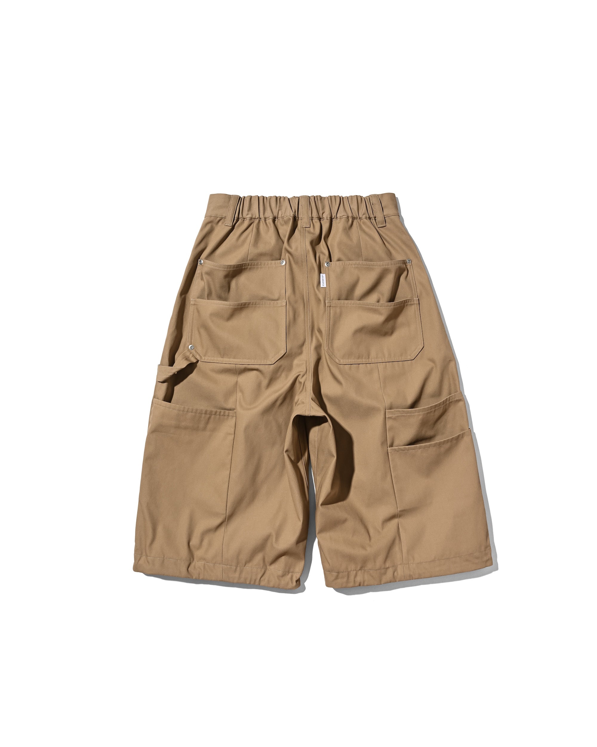 【6.17 WED 20:00- IN STOCK】T/C GABARDINE CITY MASSIVE UTILITY CROPPED PANTS (BEIGE)