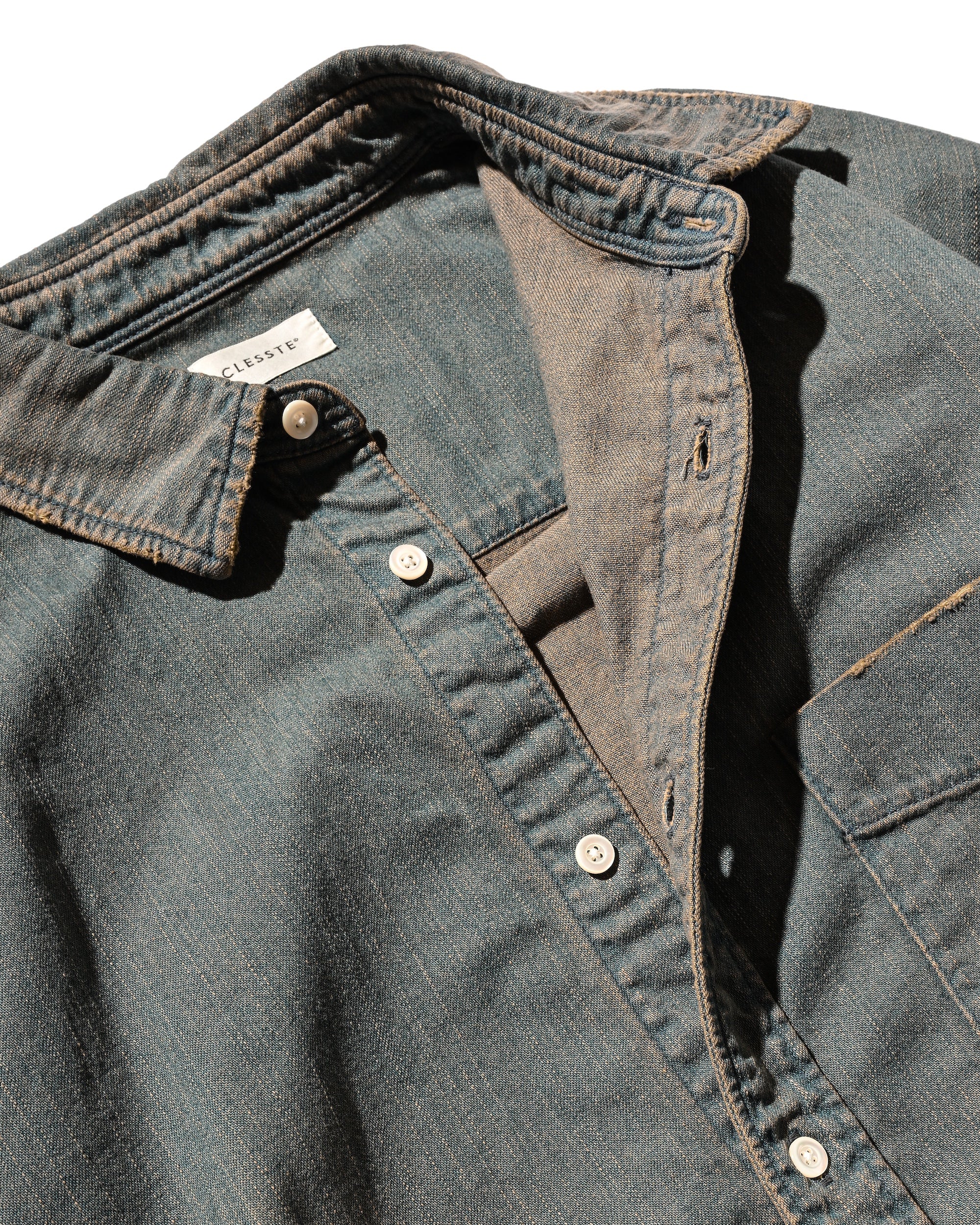 【2.28 SAT 20:00- IN STOCK】DENIM CLASSIC CITY L/S SHIRT (VINTAGE BROWN)