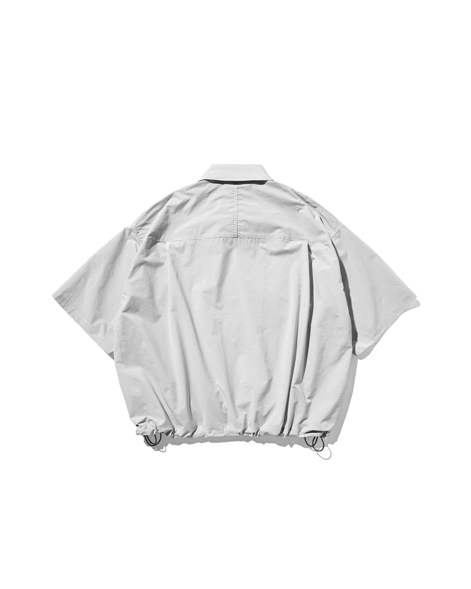 【6.4 WED 20:00- IN STOCK】GRAPH CHECK WADING S/S SHIRT JACKET (WHITE×BLACK)