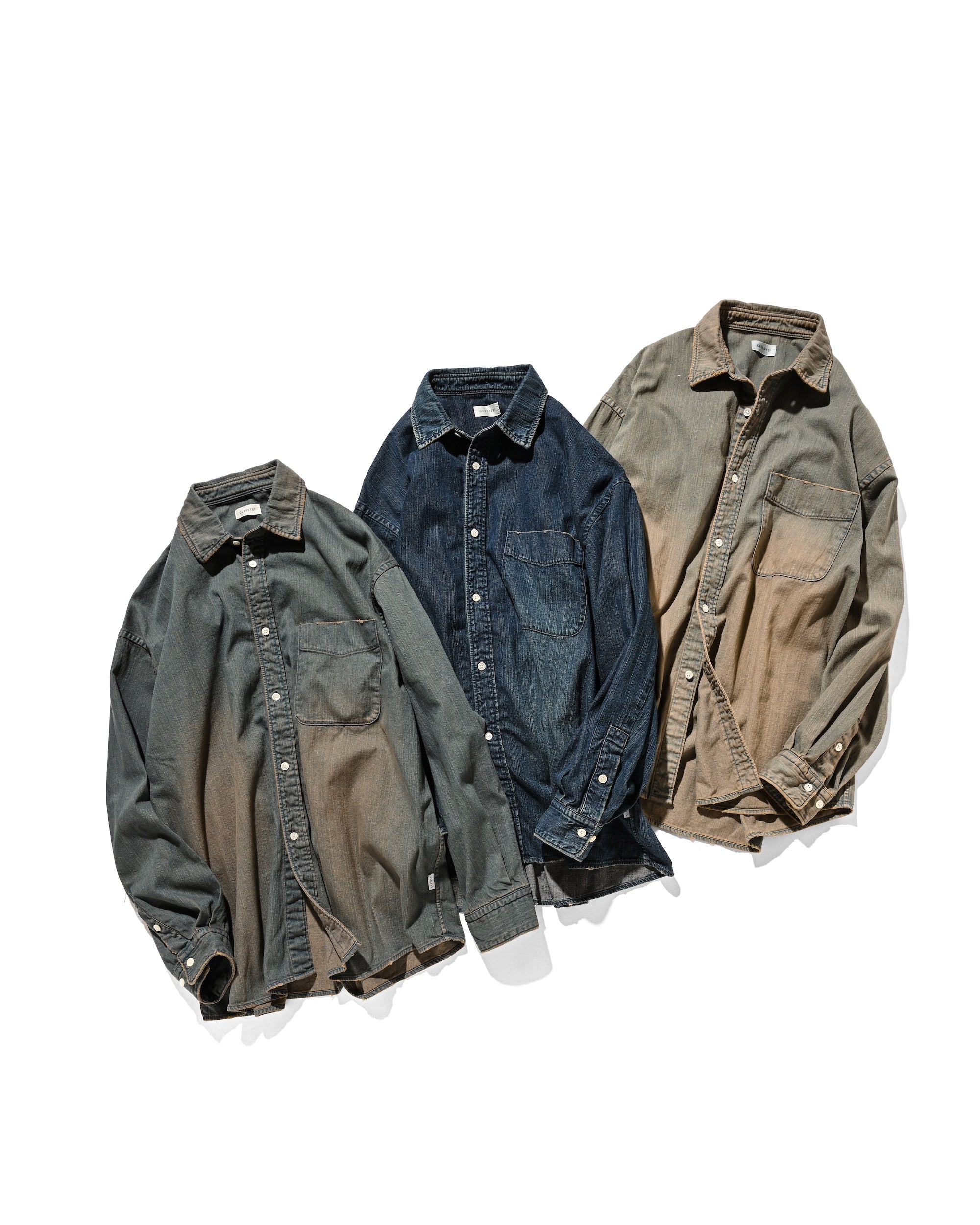 【2.28 SAT 20:00- IN STOCK】DENIM CLASSIC CITY L/S SHIRT (VINTAGE INDIGO)