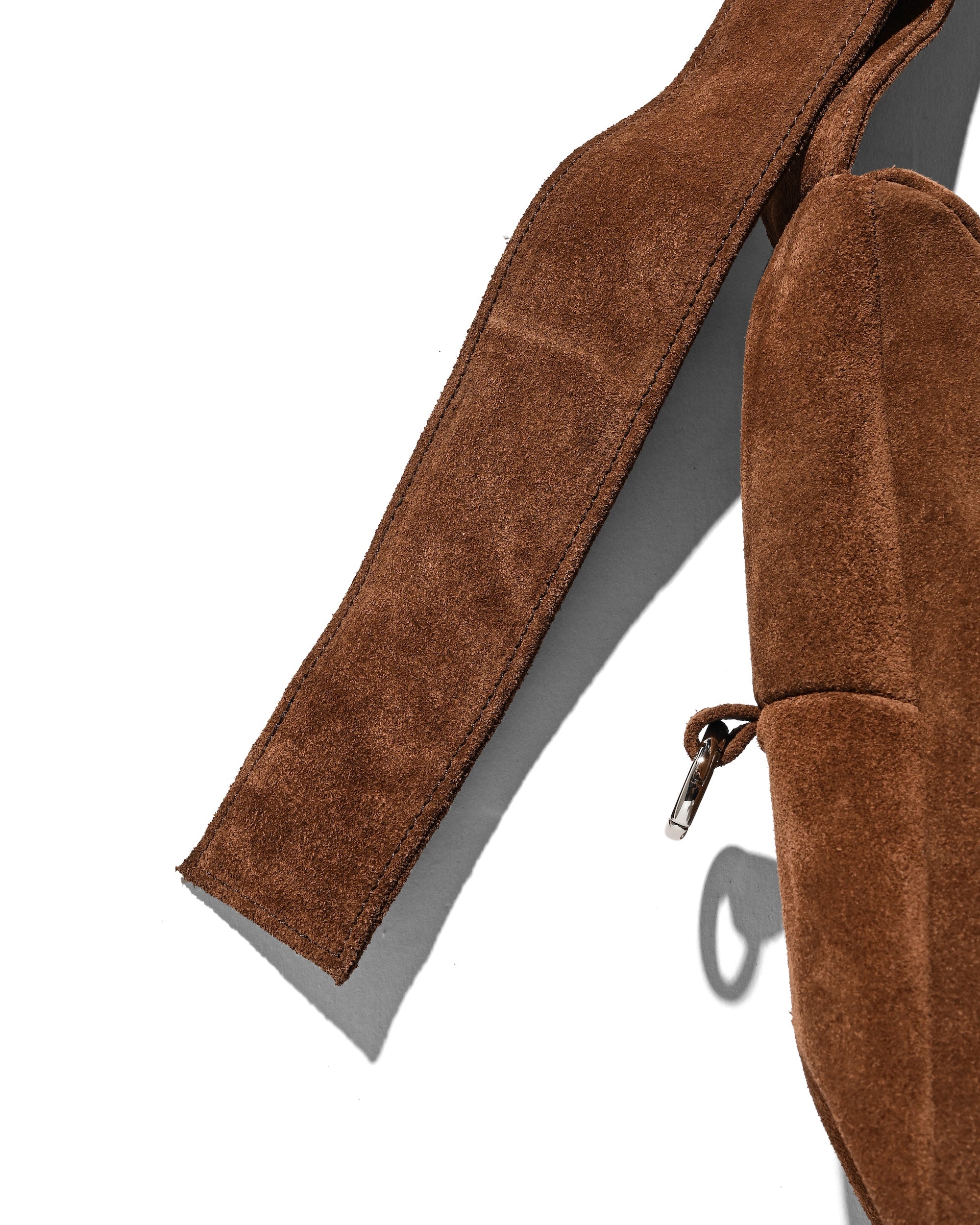 SUEDE HOLIDAY BAG (BROWN)