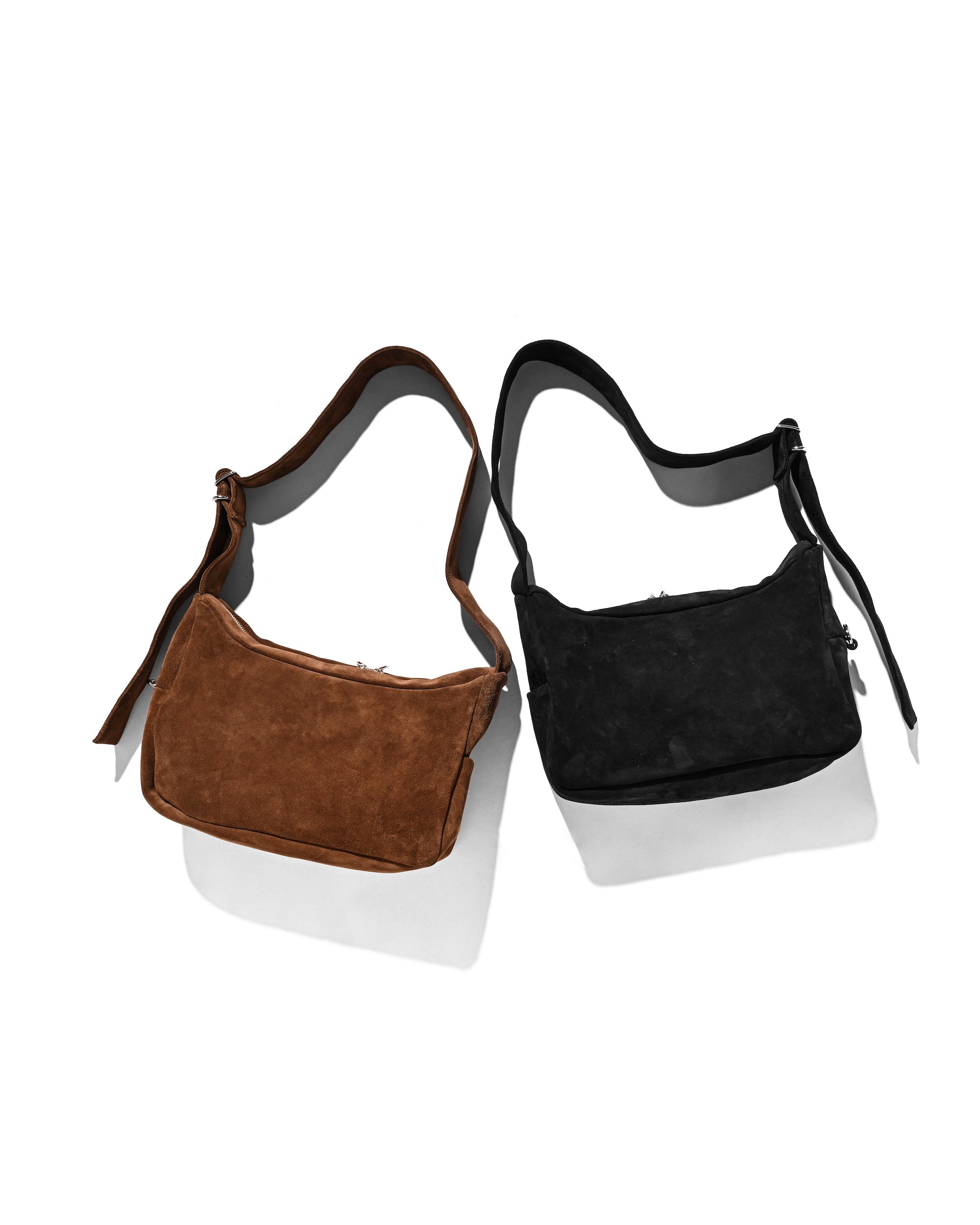 SUEDE HOLIDAY BAG (BLACK)
