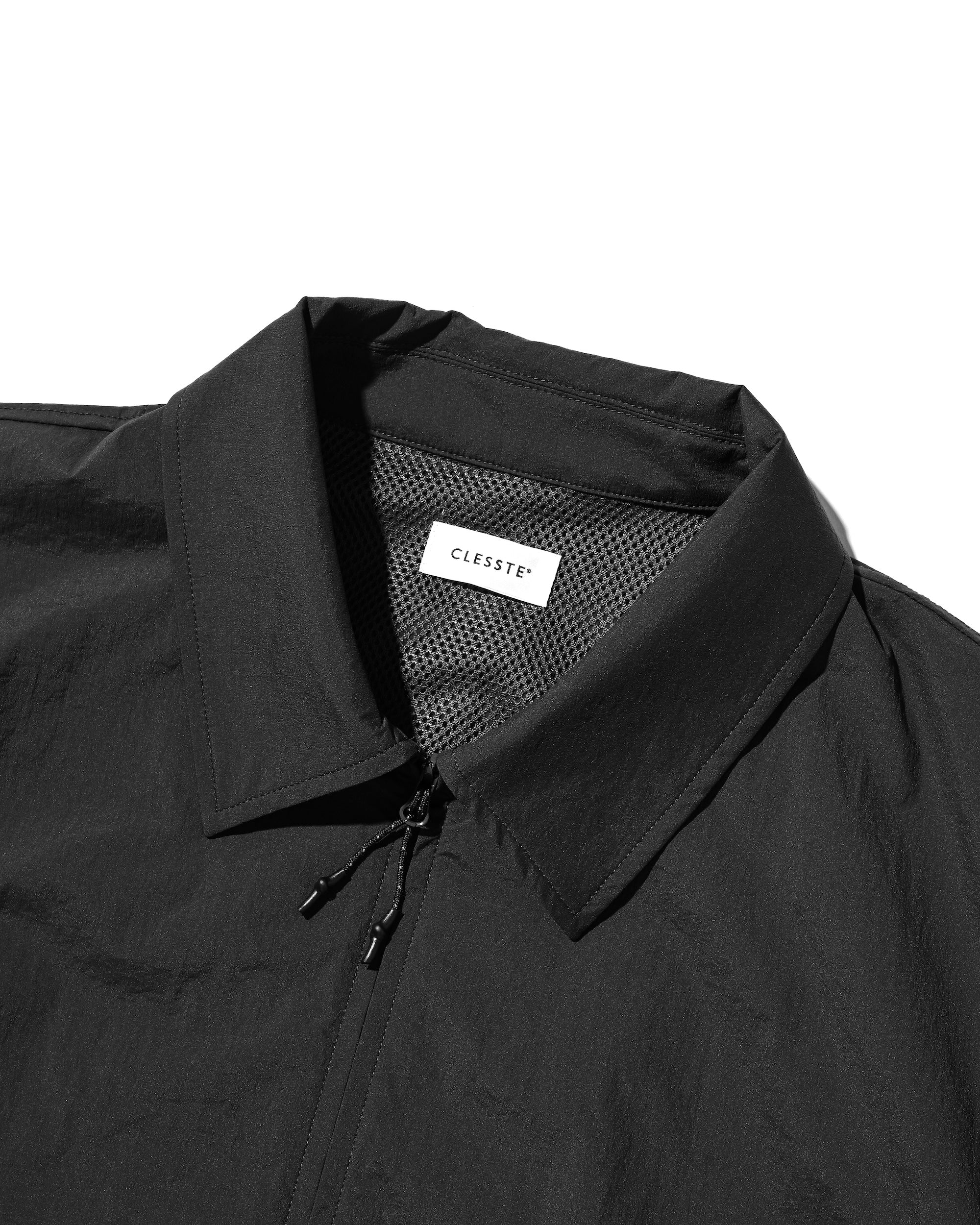 【6.20 SAT 20:00- IN STOCK】HALF ZIP TRAIL S/S SHIRT (BLACK)