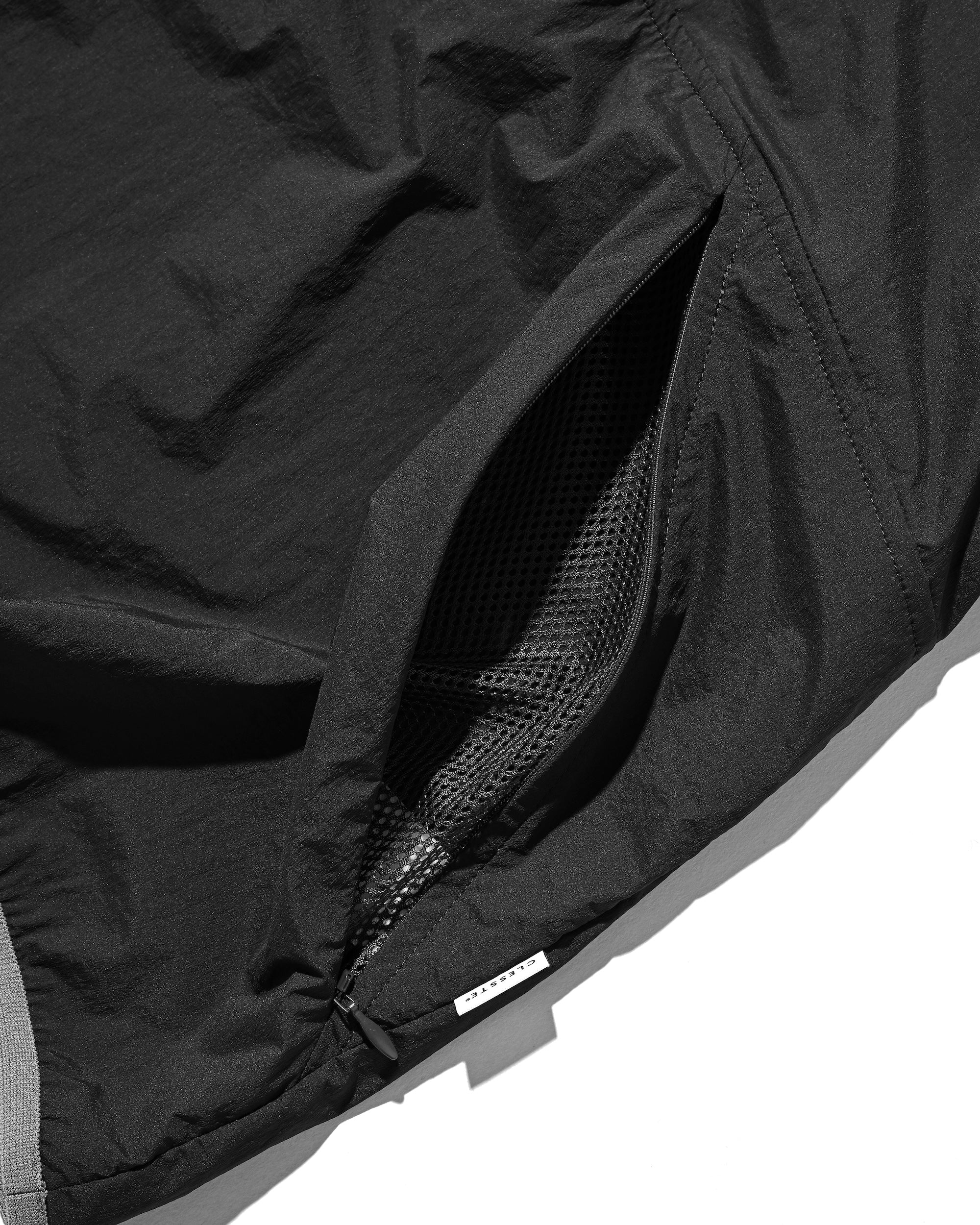 【6.20 SAT 20:00- IN STOCK】HALF ZIP TRAIL S/S SHIRT (BLACK)