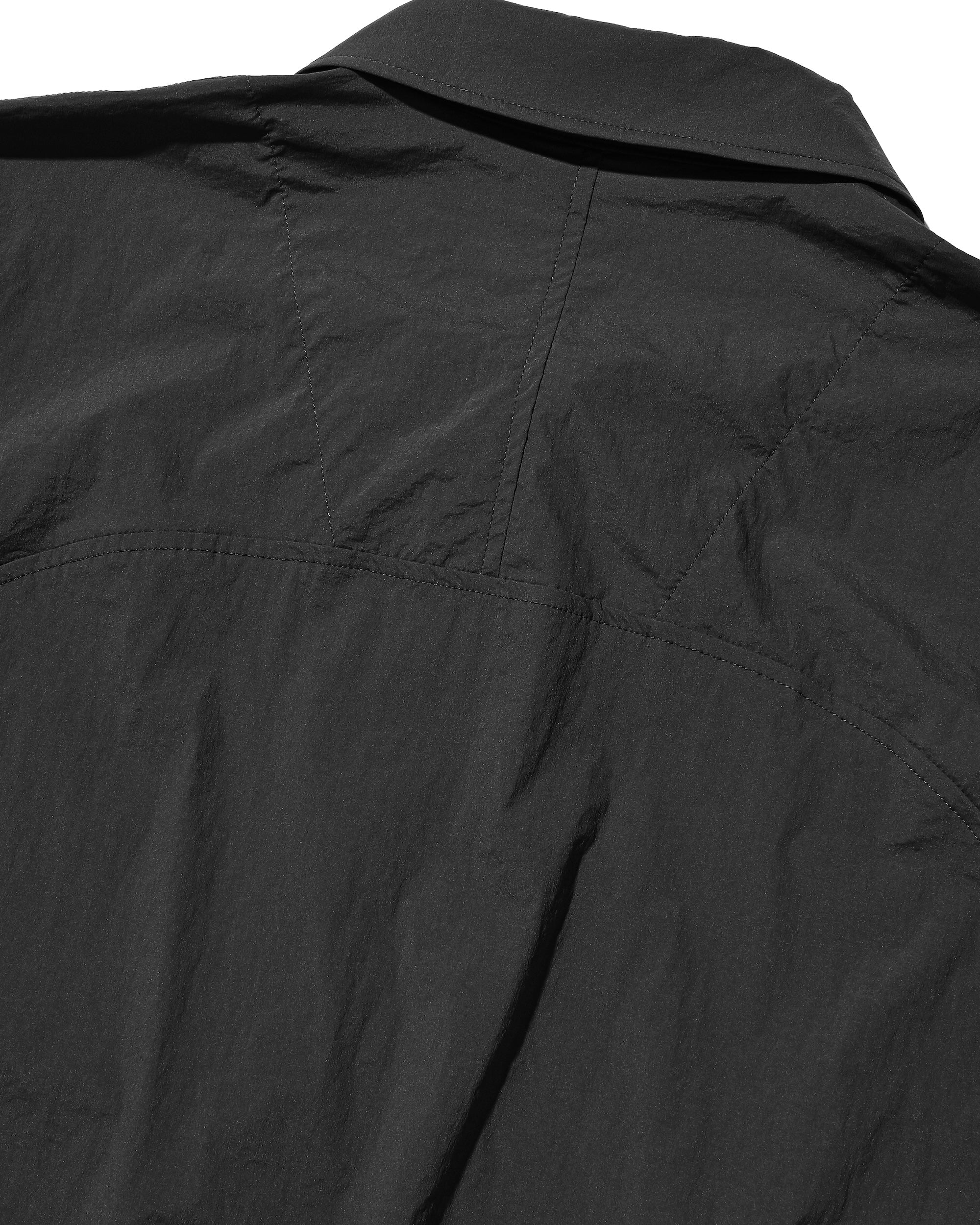 【6.20 SAT 20:00- IN STOCK】HALF ZIP TRAIL S/S SHIRT (BLACK)
