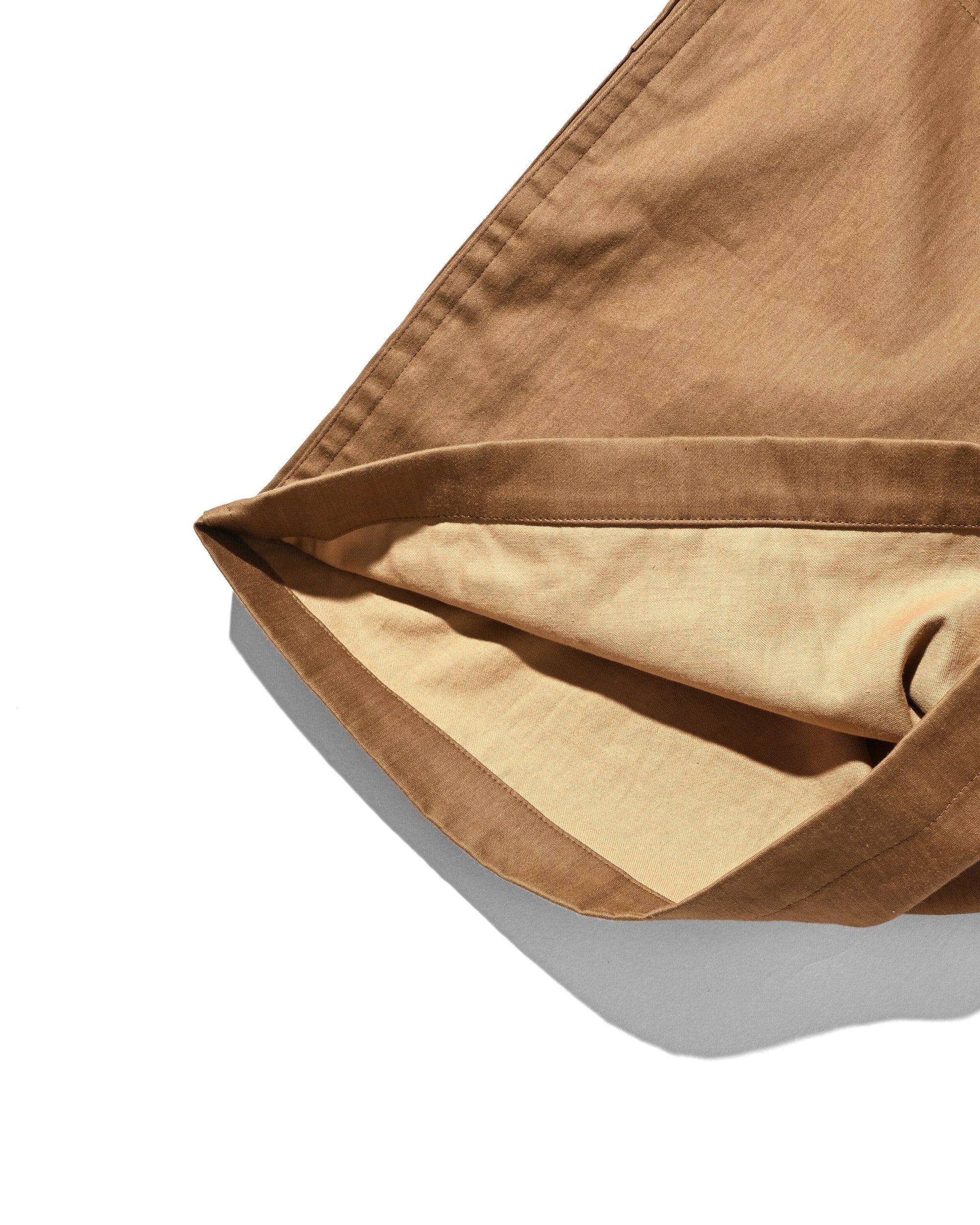 【7.4 SAT 20:00- IN STOCK】VINTAGE EFFECT DOUBLE KNEE WORKER BAGGY HALF PANTS (BEIGE)
