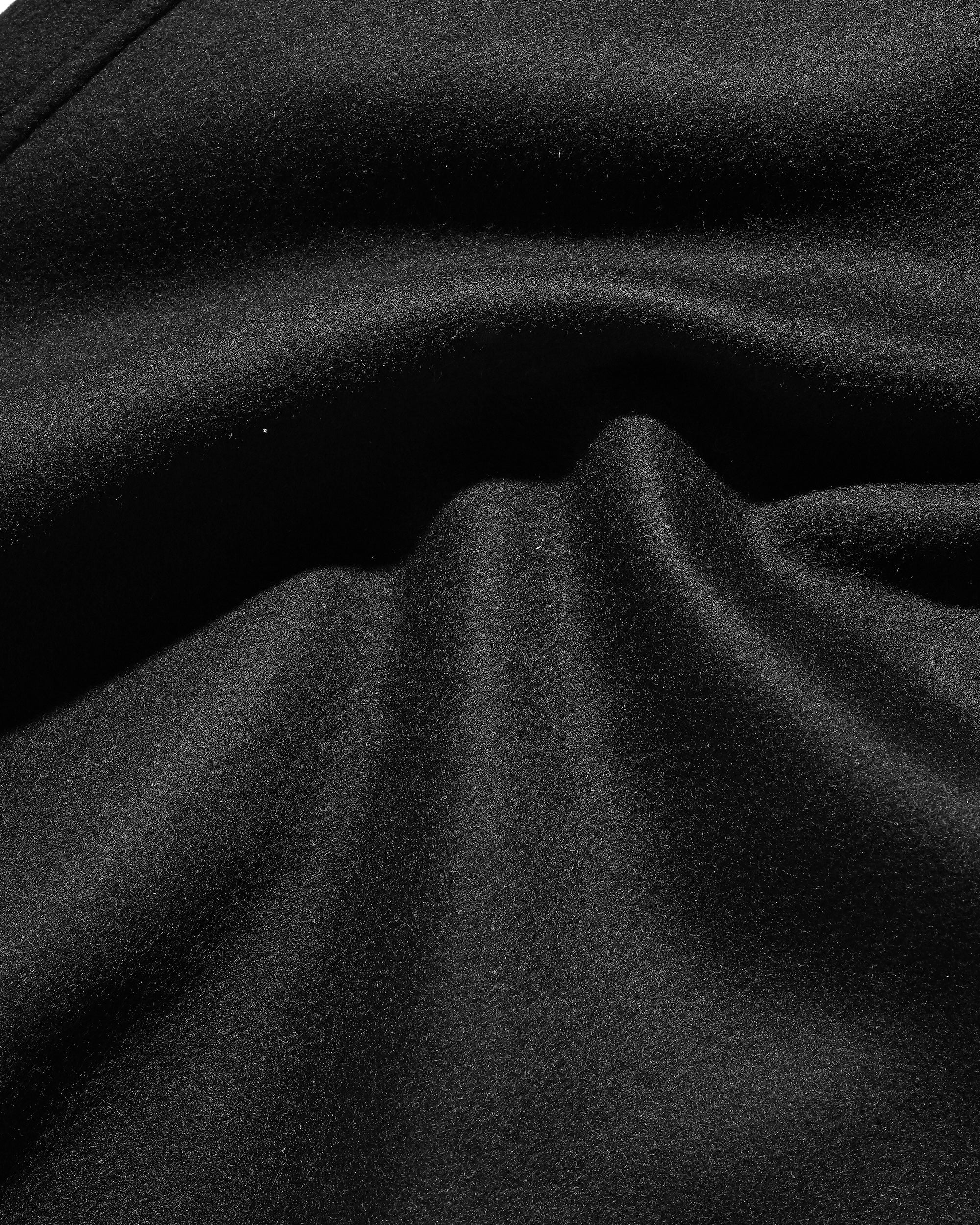 【12.10 WED 20:00- IN STOCK】WOOL MELTON BALMACAAN COAT (BLACK)