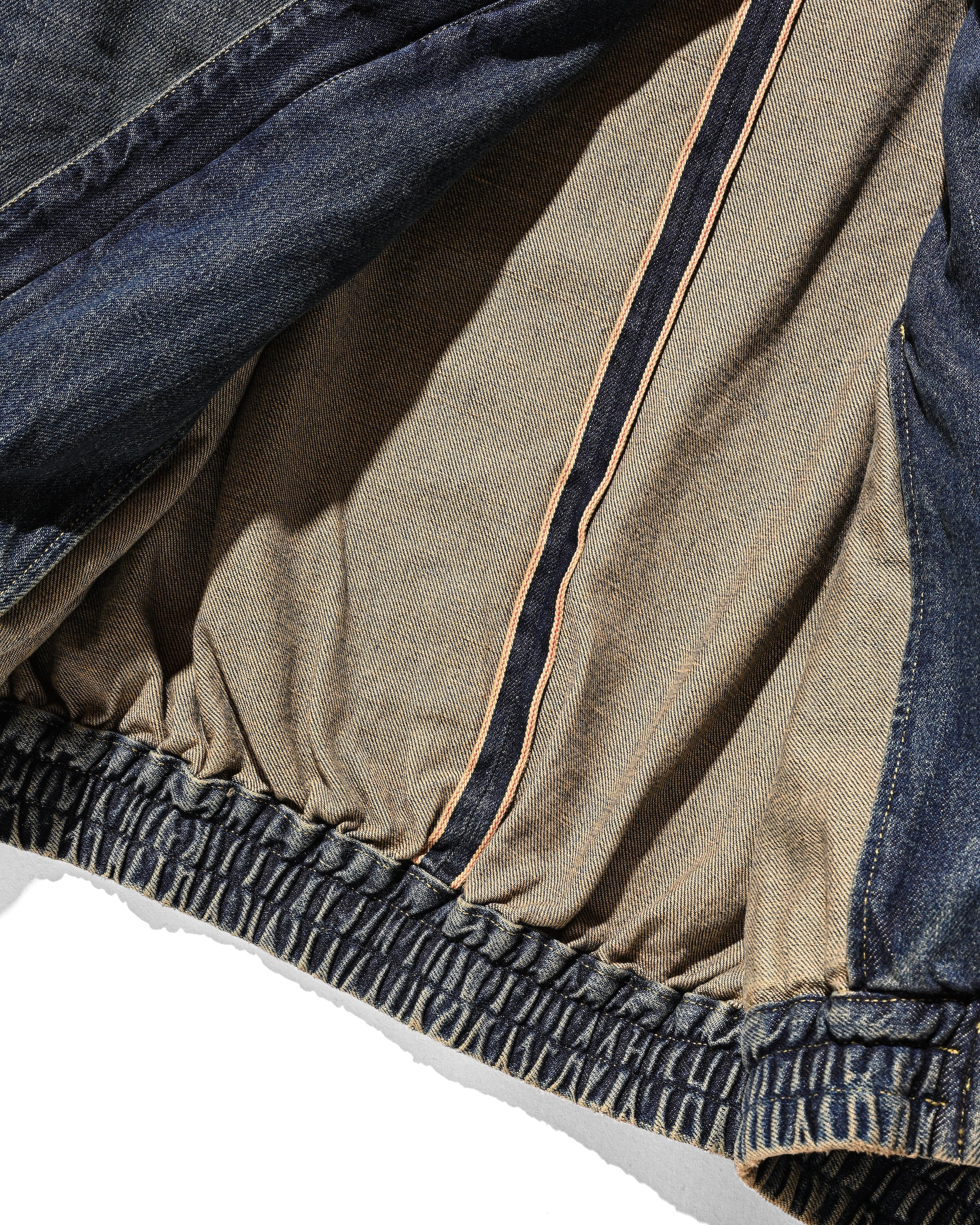 VINTAGE DYED SELVEDGE DENIM CITY UTILITY JACKET (VINTAGE INDIGO)