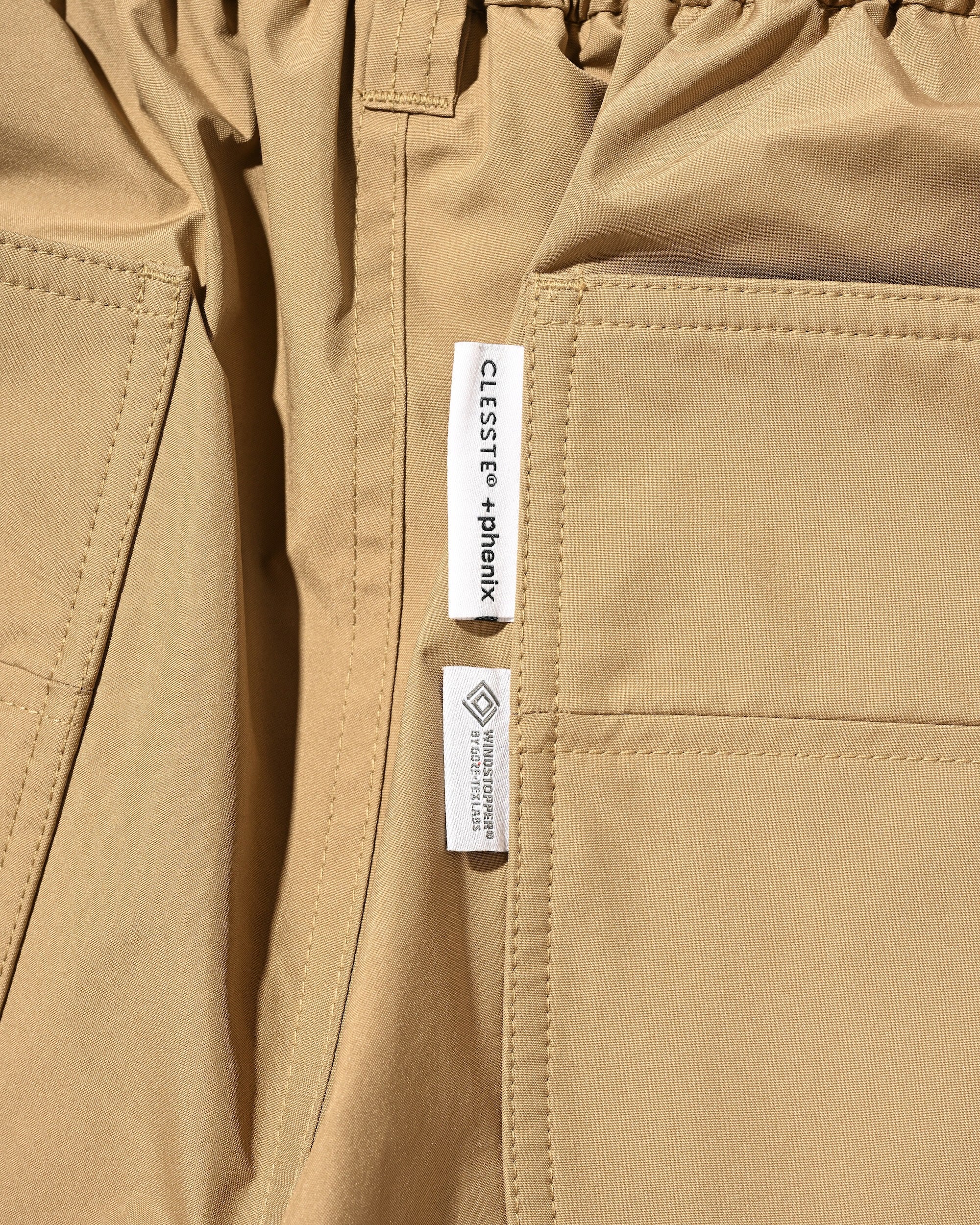 【7.22 WED 20:00- IN STOCK】+phenix WINDSTOPPER® by GORE-TEX LABS CITY DOUBLE KNEE WORKER HALF PANTS (CAMEL BEIGE)
