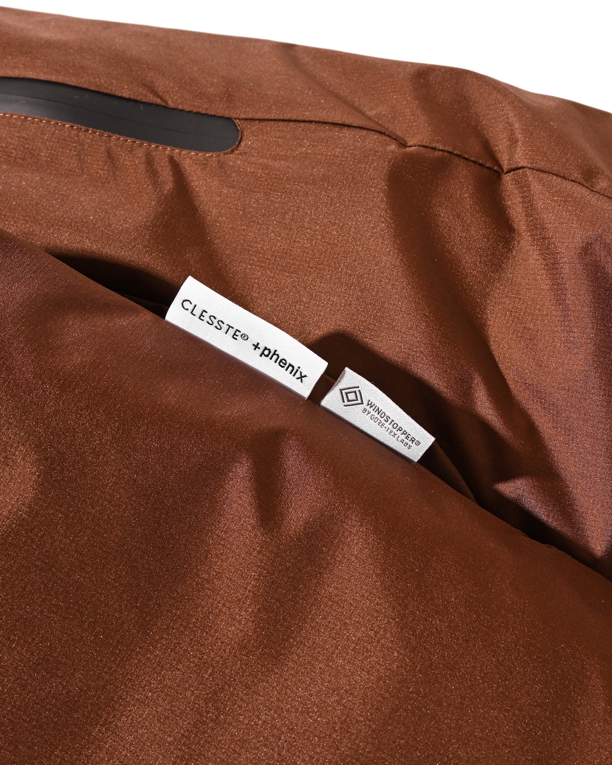 【12.20 SAT 20:00- IN STOCK】+phenix WINDSTOPPER® by GORE-TEX LABS CITY PUFFER JACKET (CHOCOLATE BROWN)