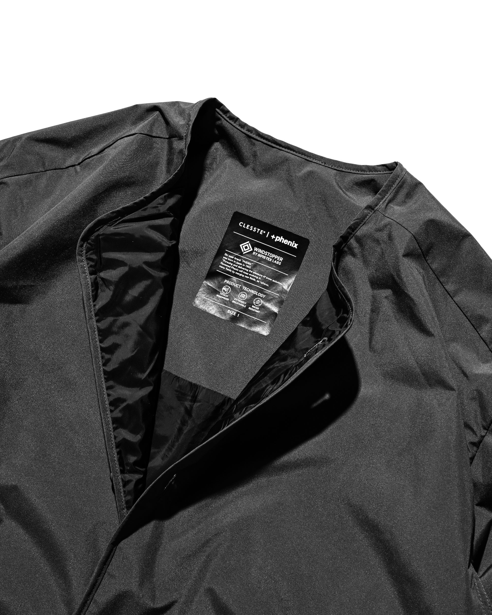 +phenix WINDSTOPPER® by GORE-TEX LABS CITY FISHTAIL PARKA WITH LINER JACKET (BLACK)