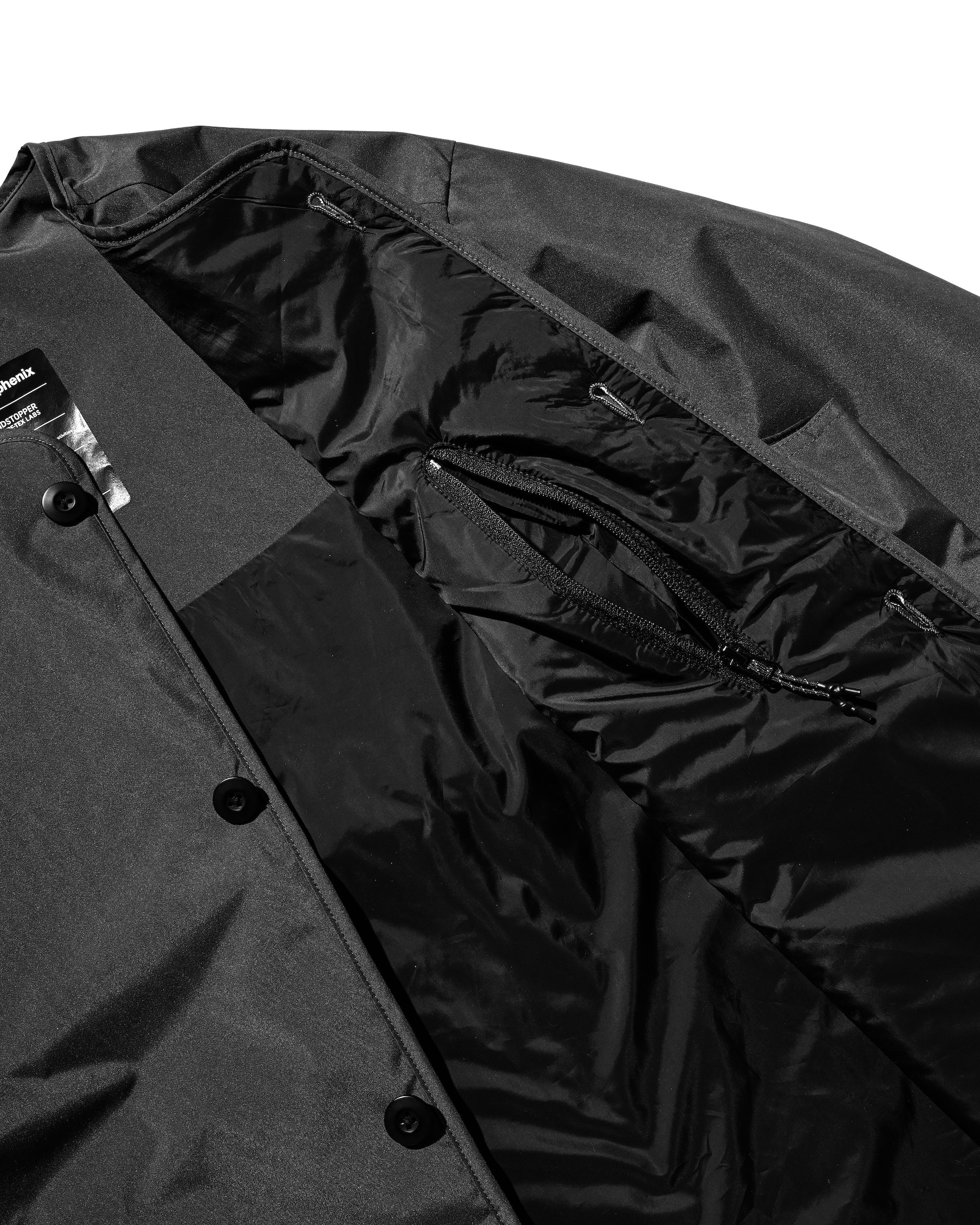 +phenix WINDSTOPPER® by GORE-TEX LABS CITY FISHTAIL PARKA WITH LINER JACKET (BLACK)