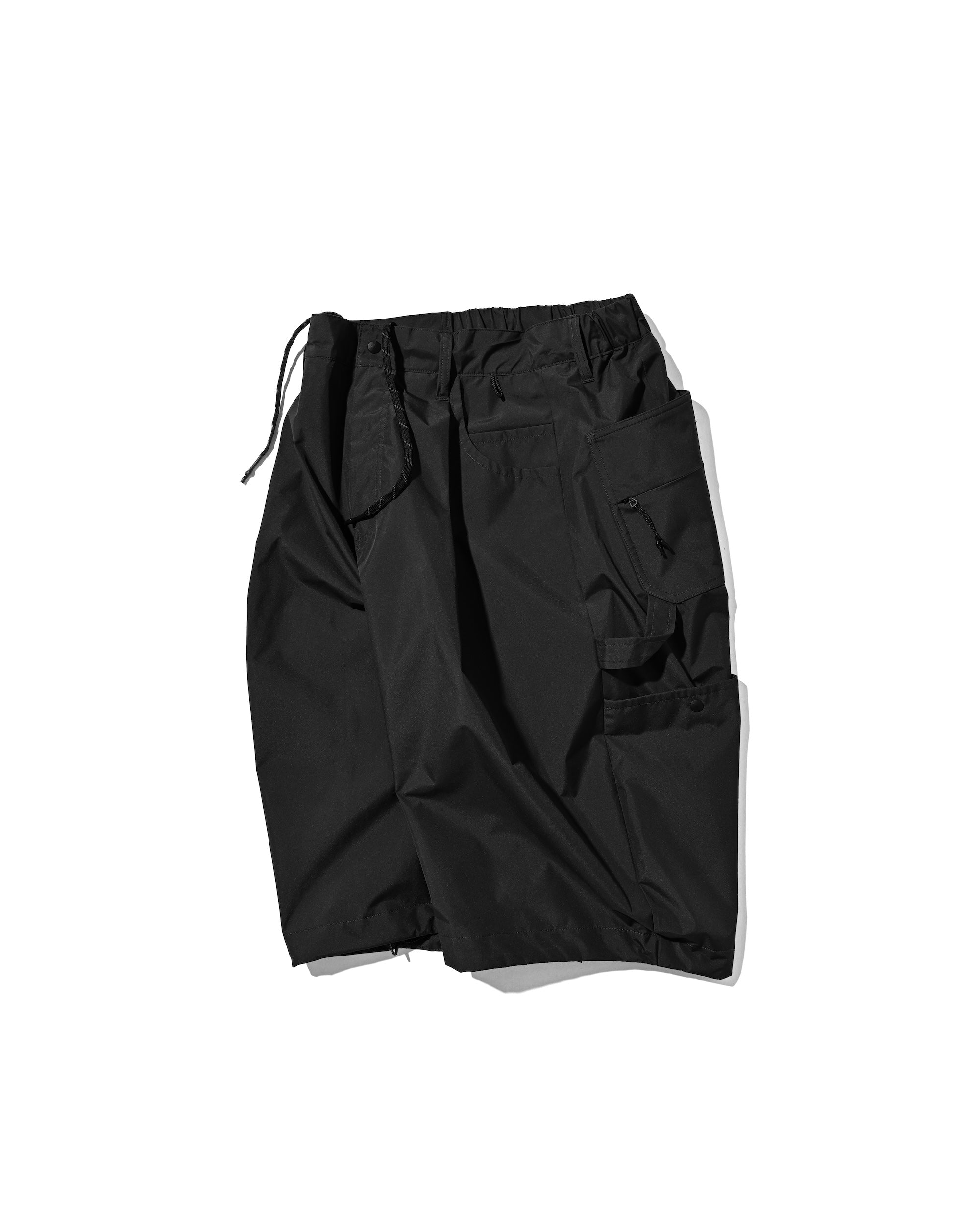 【7.8 WED 20:00- IN STOCK】+PHENIX WINDSTOPPER® BY GORE-TEX LABS TWILL CITY MASSIVE UTILITY HALF PANTS (BLACK)