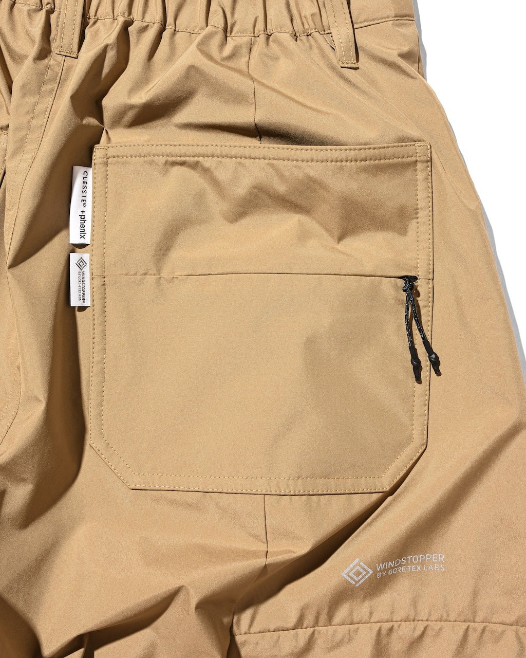 【7.25 SAT 20:00- IN STOCK】+phenix WINDSTOPPER® by GORE-TEX LABS CITY MASSIVE UTILITY HALF PANTS (CAMEL BEIGE)