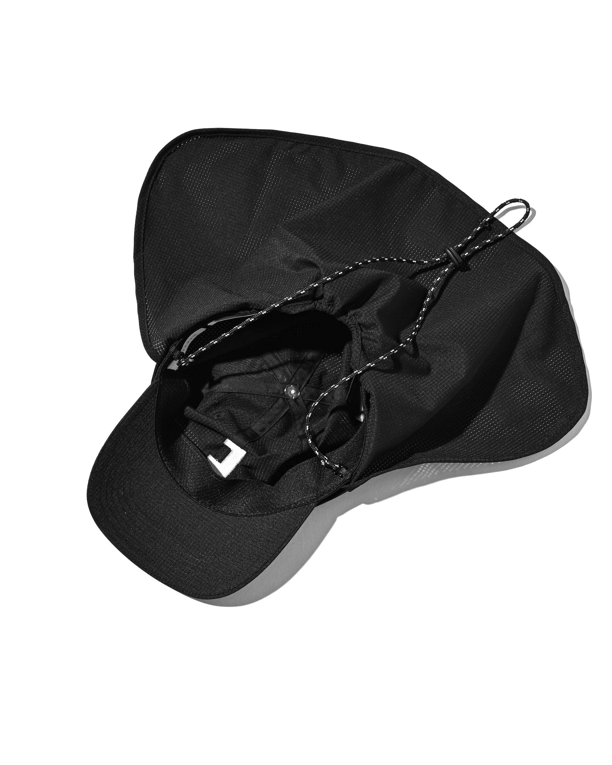 【7.11 SAT 20:00- IN STOCK】"C"ACTIVE CITY SUNSHADE CAP (BLACK×WHITE)
