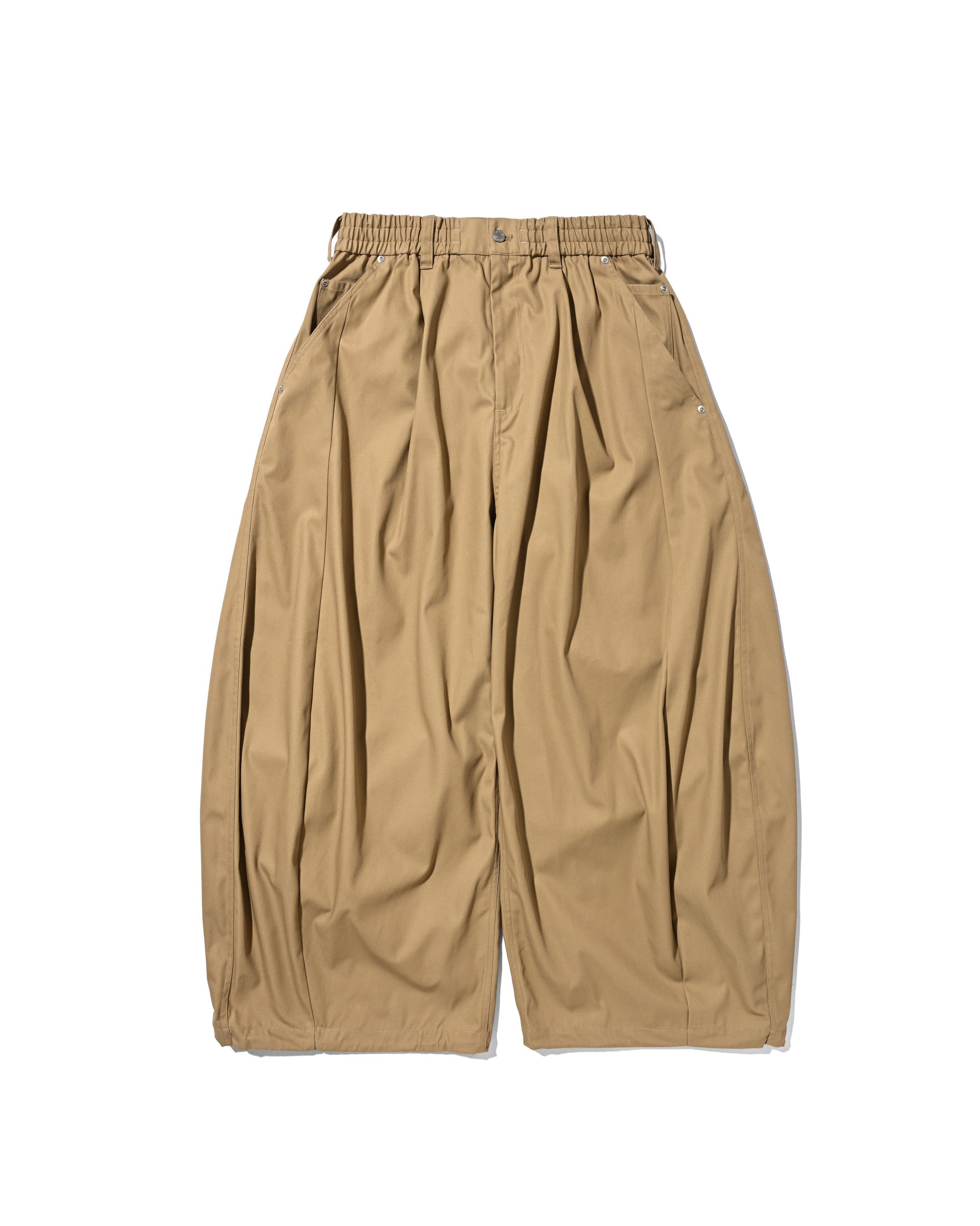 【7.11 SAT 20:00- IN STOCK】T/C GABARDINE CITY WIDE PANTS (BEIGE)