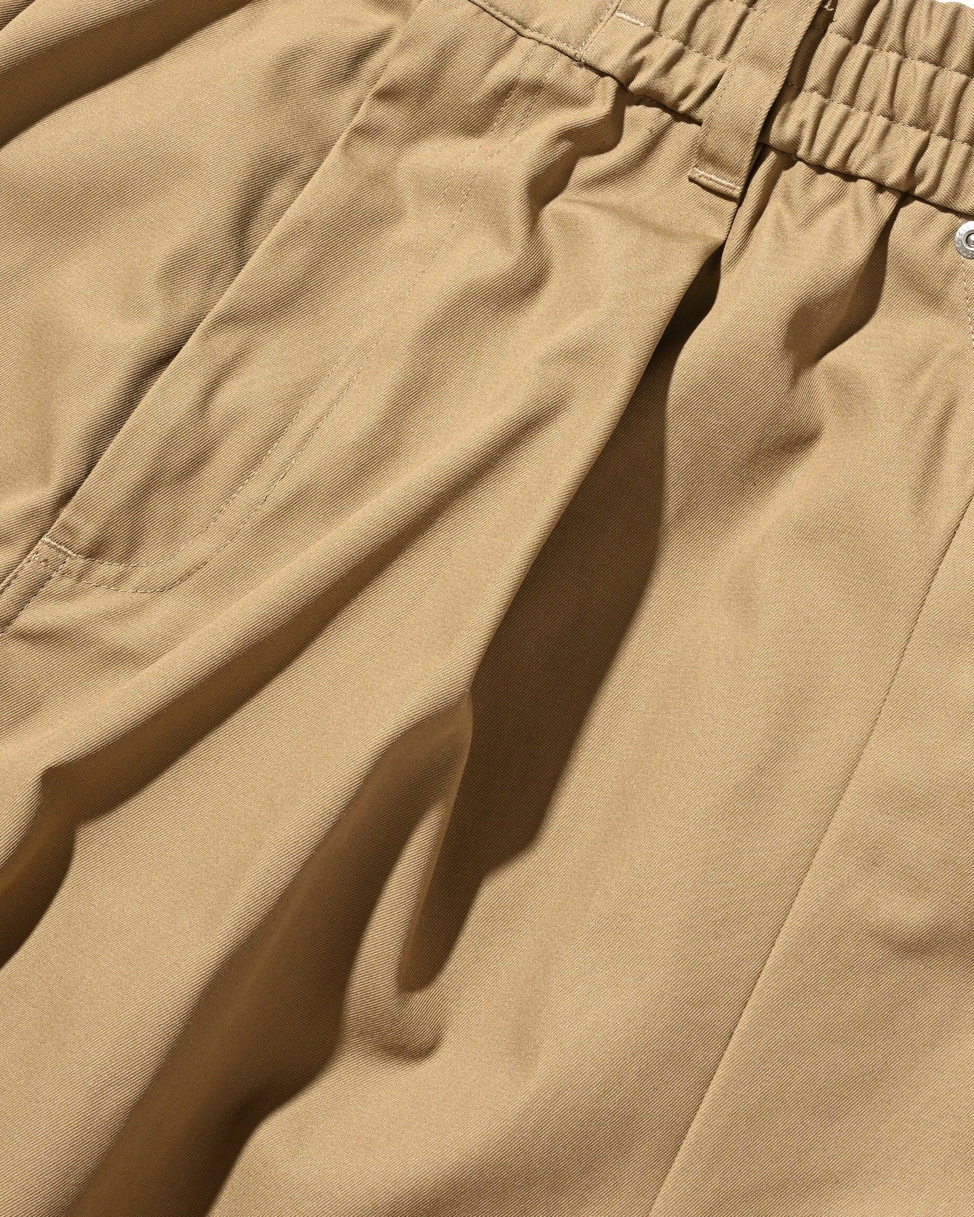 【7.11 SAT 20:00- IN STOCK】T/C GABARDINE CITY WIDE PANTS (BEIGE)