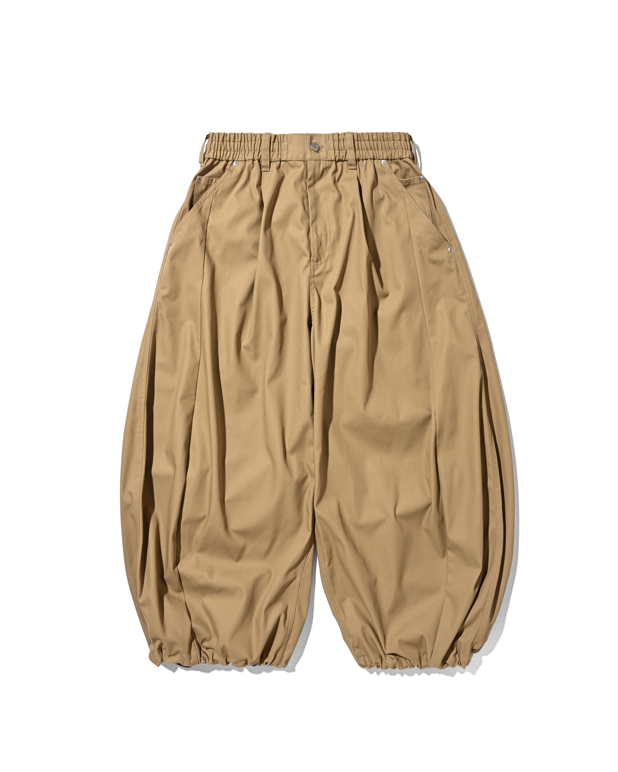 【7.11 SAT 20:00- IN STOCK】T/C GABARDINE CITY WIDE PANTS (BEIGE)