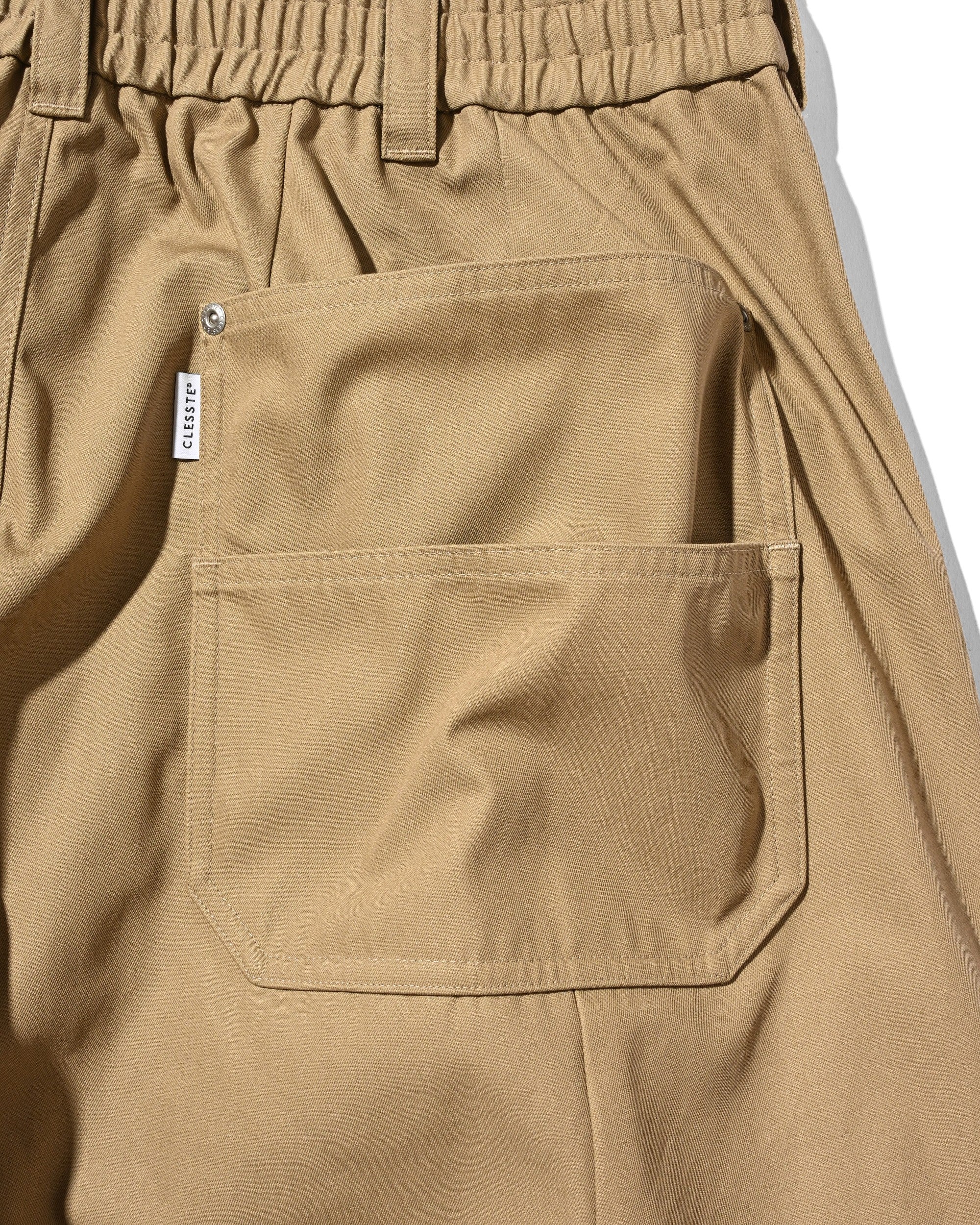 【7.11 SAT 20:00- IN STOCK】T/C GABARDINE CITY WIDE PANTS (BEIGE)