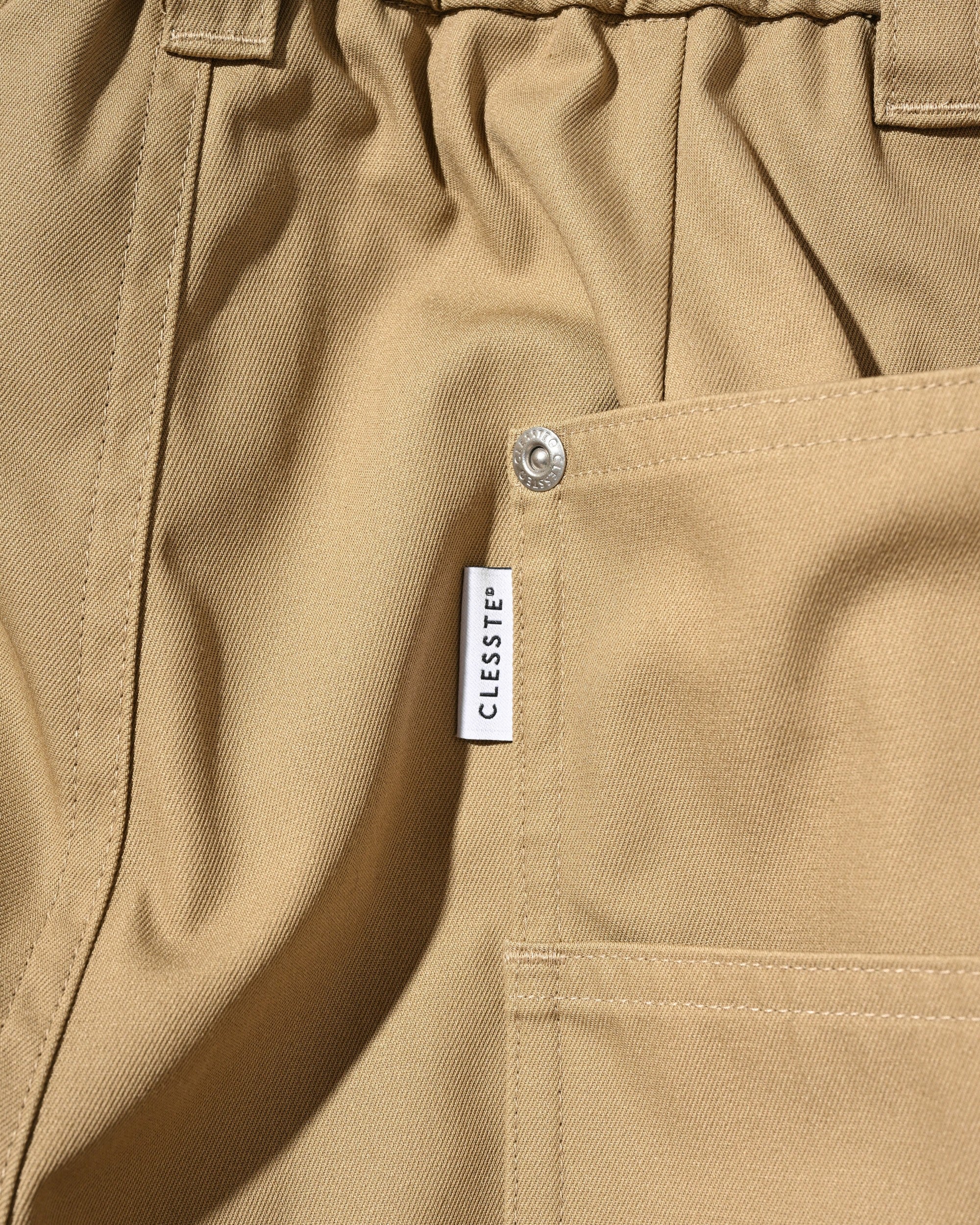【7.11 SAT 20:00- IN STOCK】T/C GABARDINE CITY WIDE PANTS (BEIGE)