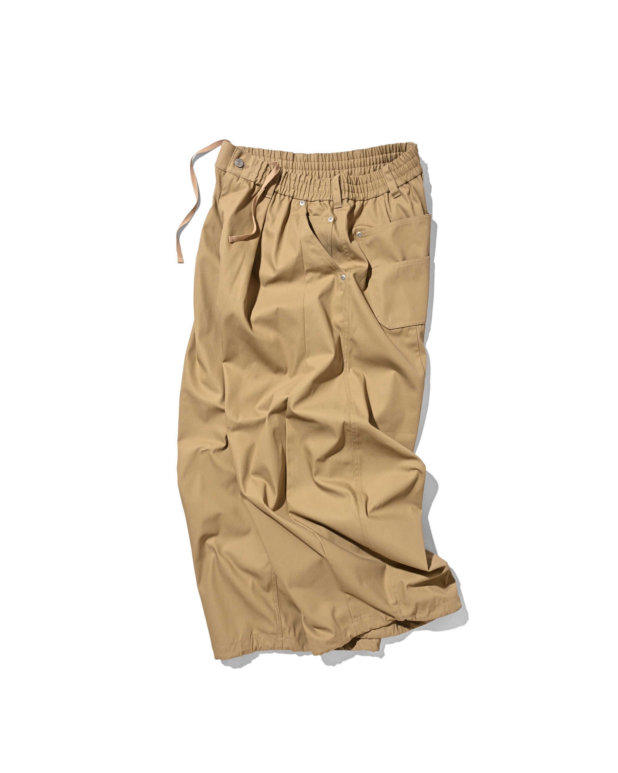 【7.11 SAT 20:00- IN STOCK】T/C GABARDINE CITY WIDE PANTS (BEIGE)