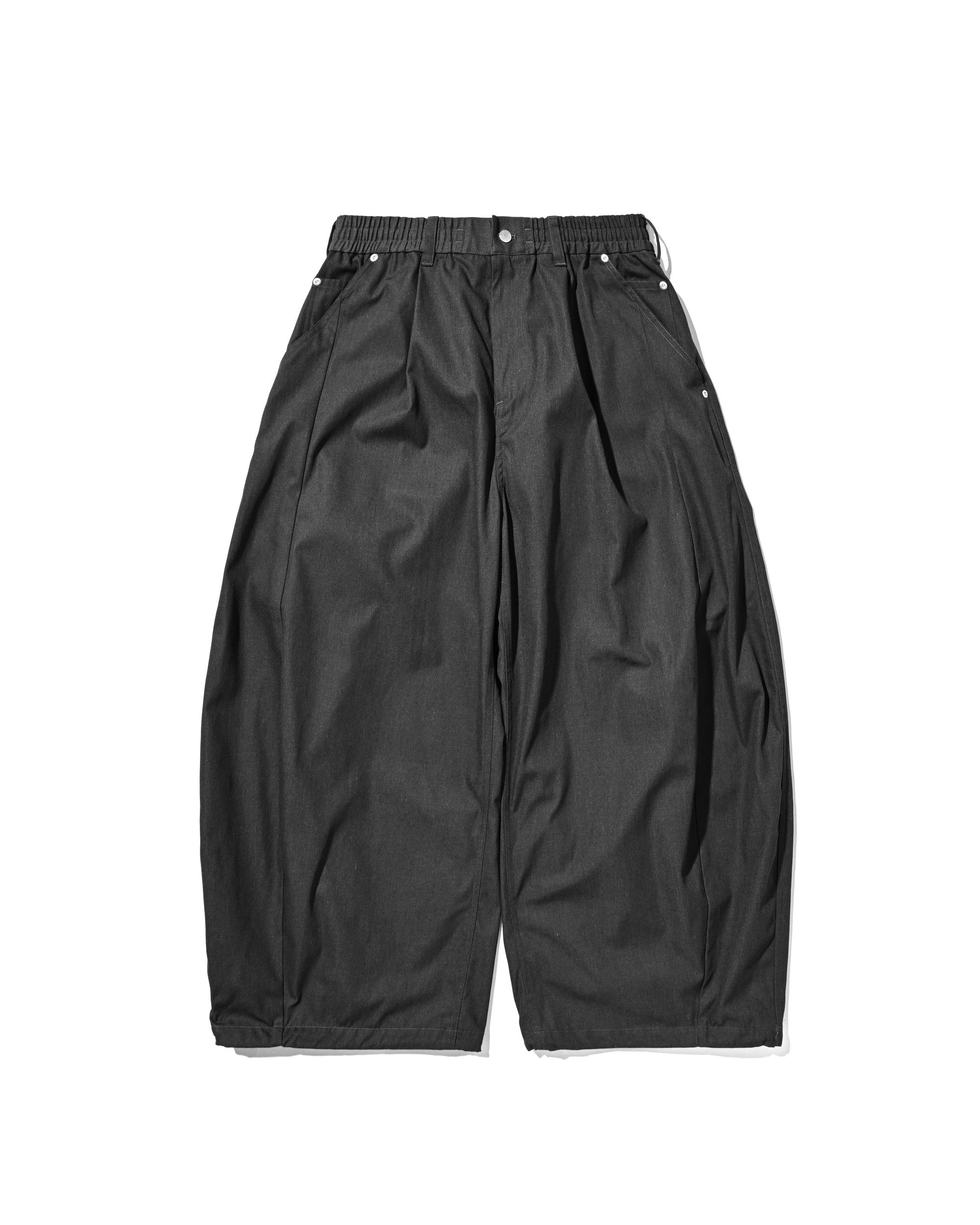 【7.11 SAT 20:00- IN STOCK】T/C GABARDINE CITY WIDE PANTS (CHARCOAL)