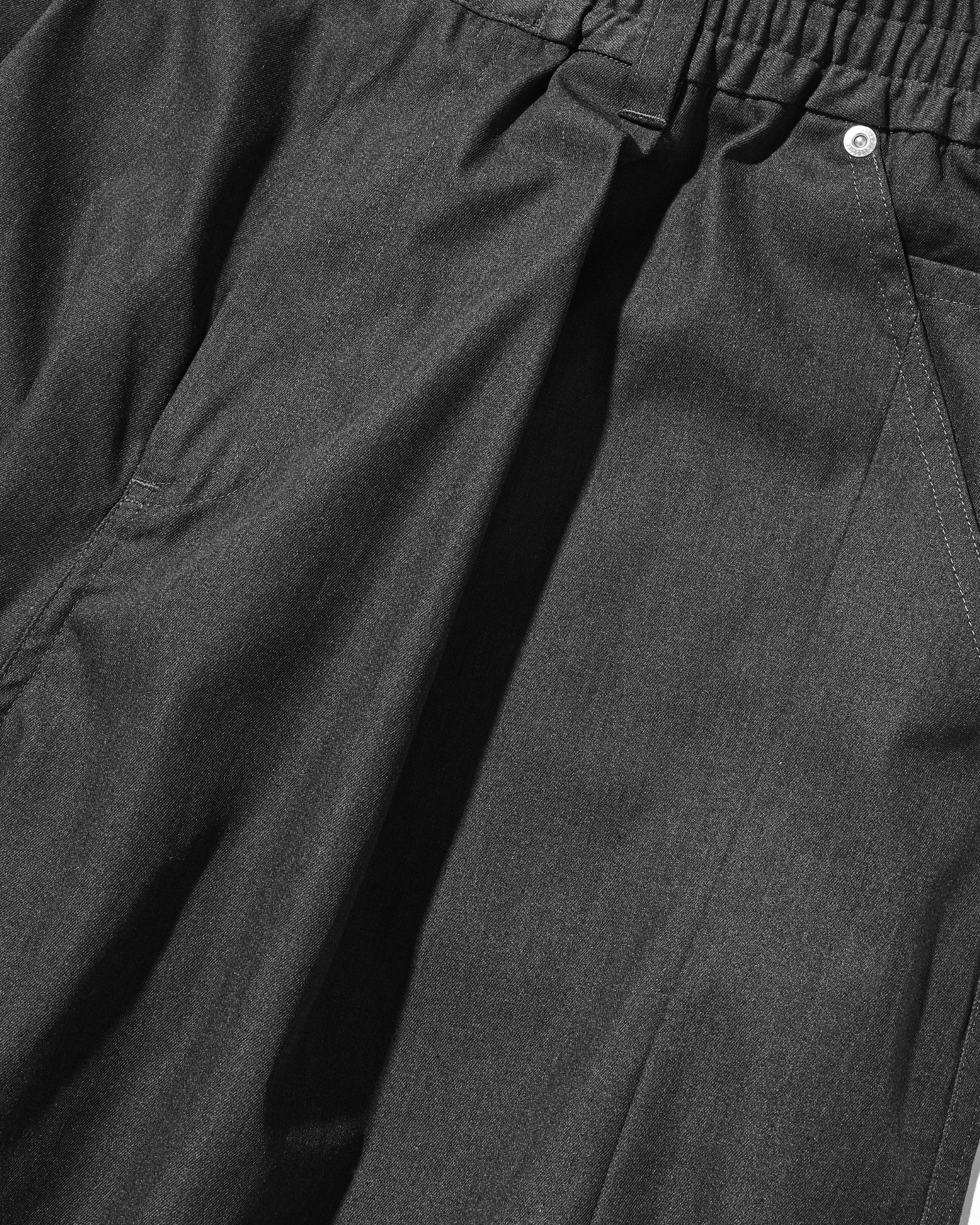 【7.11 SAT 20:00- IN STOCK】T/C GABARDINE CITY WIDE PANTS (CHARCOAL)