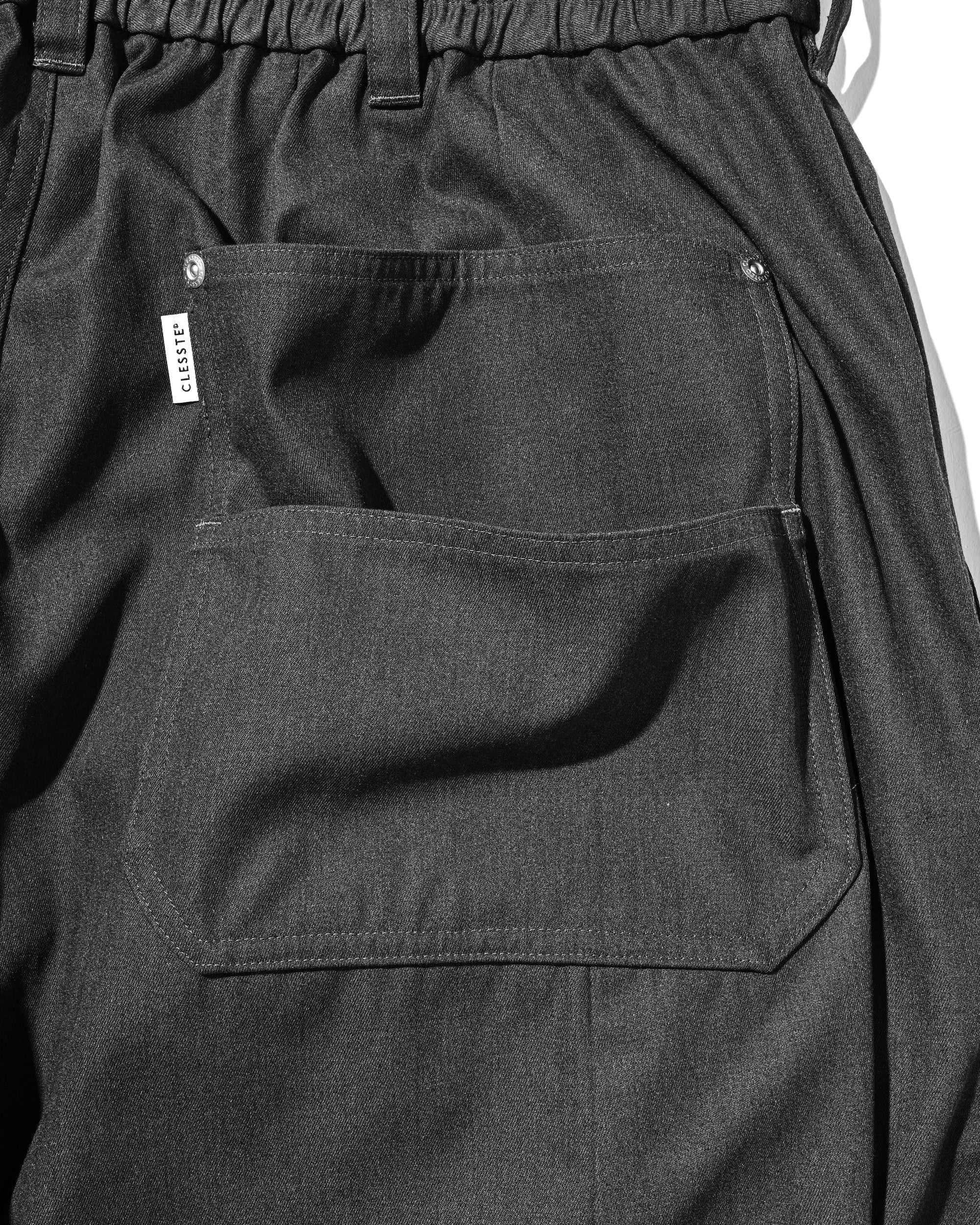 【7.11 SAT 20:00- IN STOCK】T/C GABARDINE CITY WIDE PANTS (CHARCOAL)