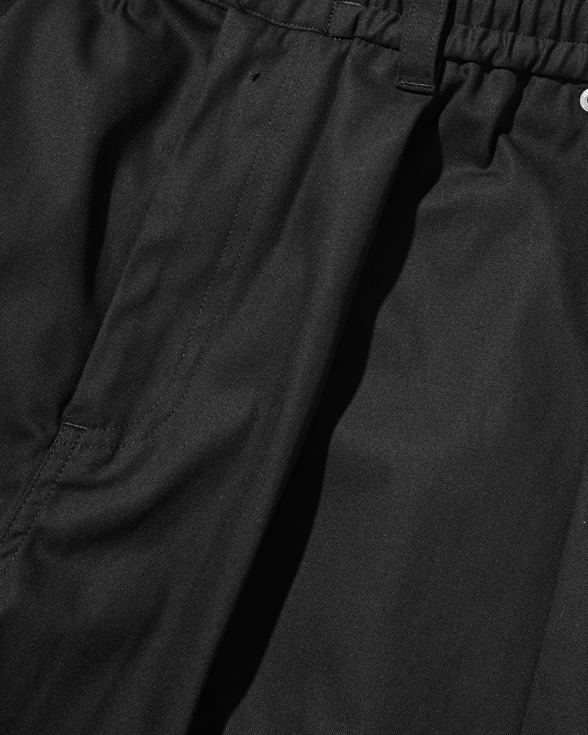 【7.11 SAT 20:00- IN STOCK】T/C GABARDINE CITY WIDE PANTS (BLACK)