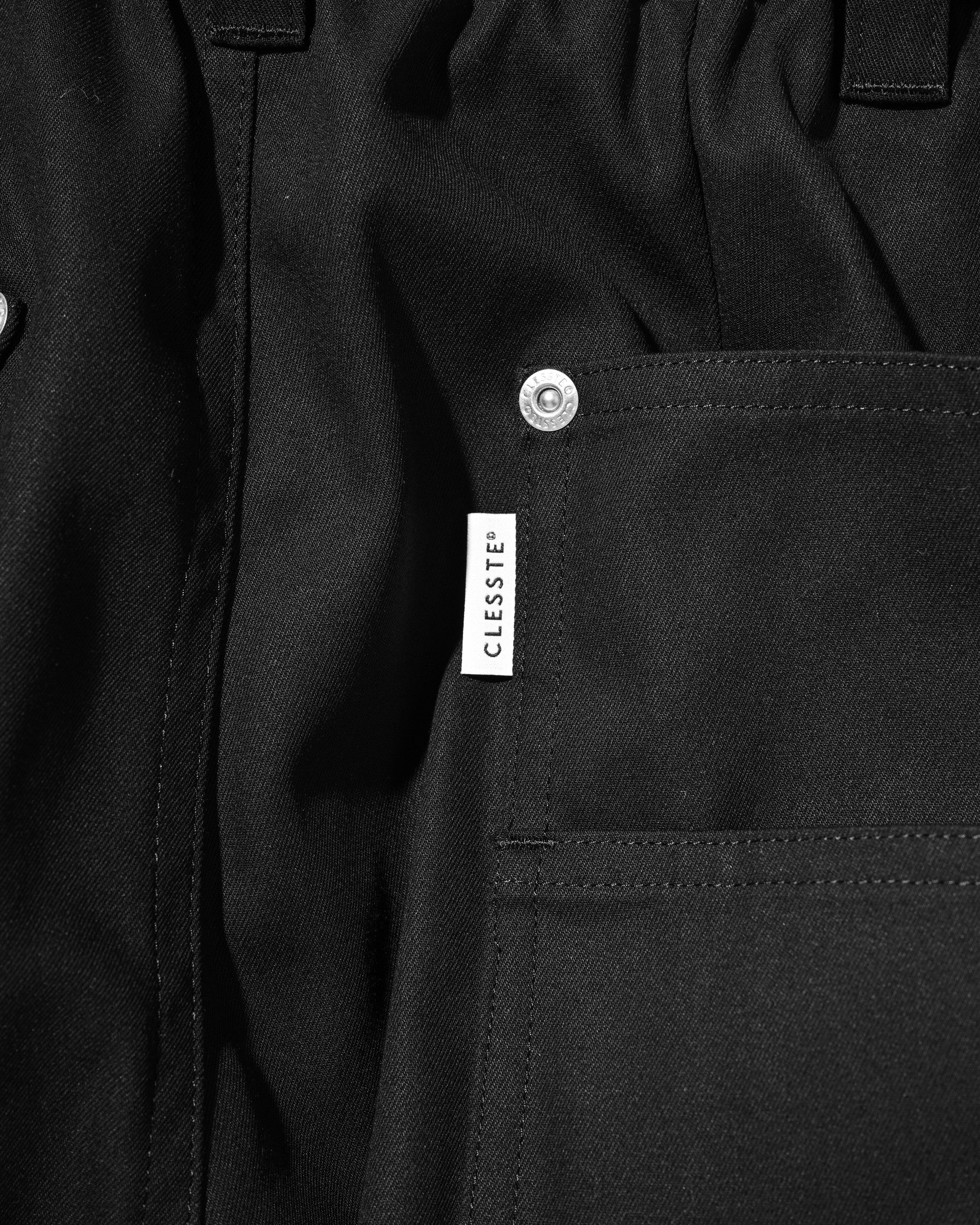 【7.11 SAT 20:00- IN STOCK】T/C GABARDINE CITY WIDE PANTS (BLACK)