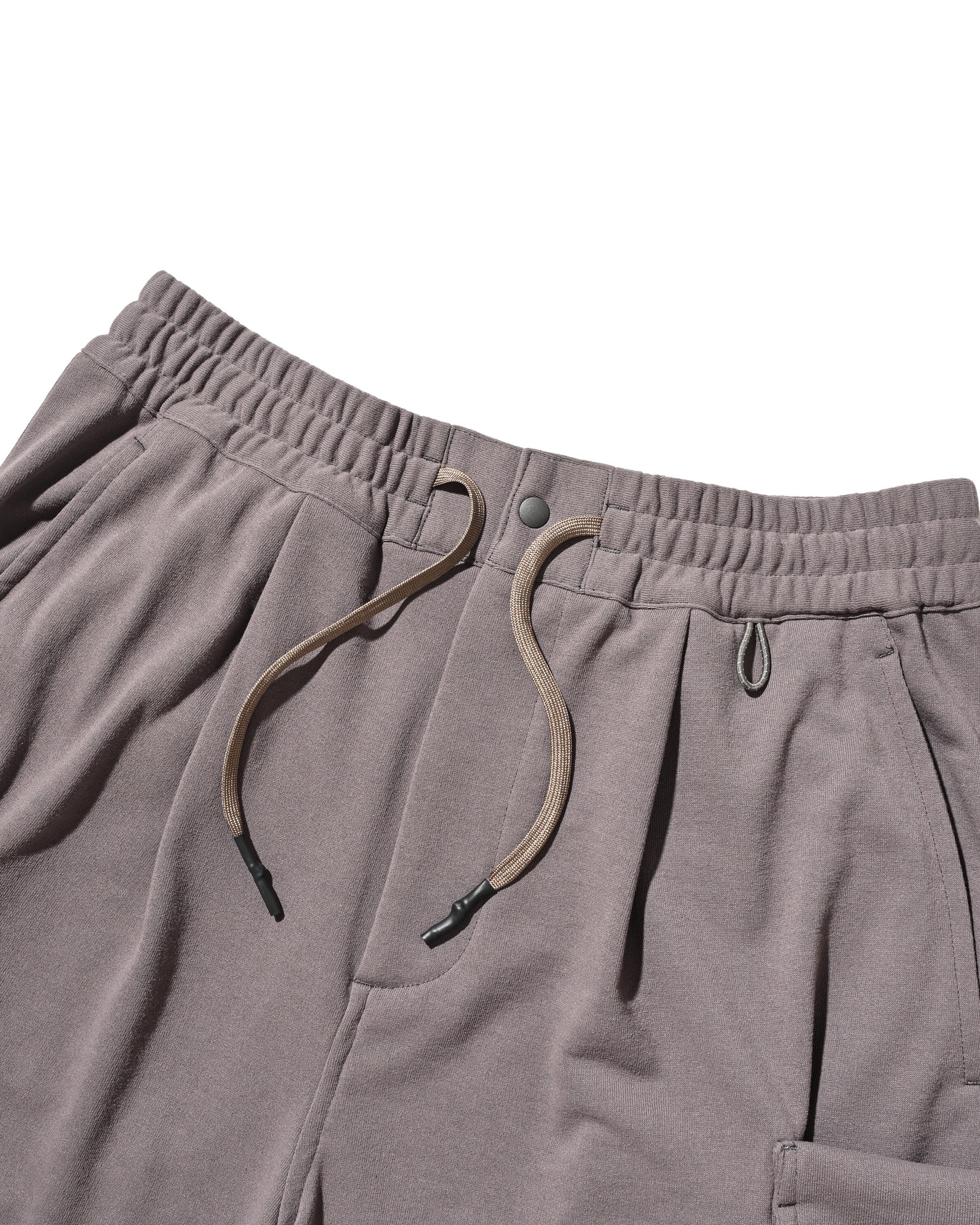 【7.15 WED 20:00- IN STOCK】CITY MILITARY SWEAT HALF PANTS 001 (GRAPHITE TAUPE)