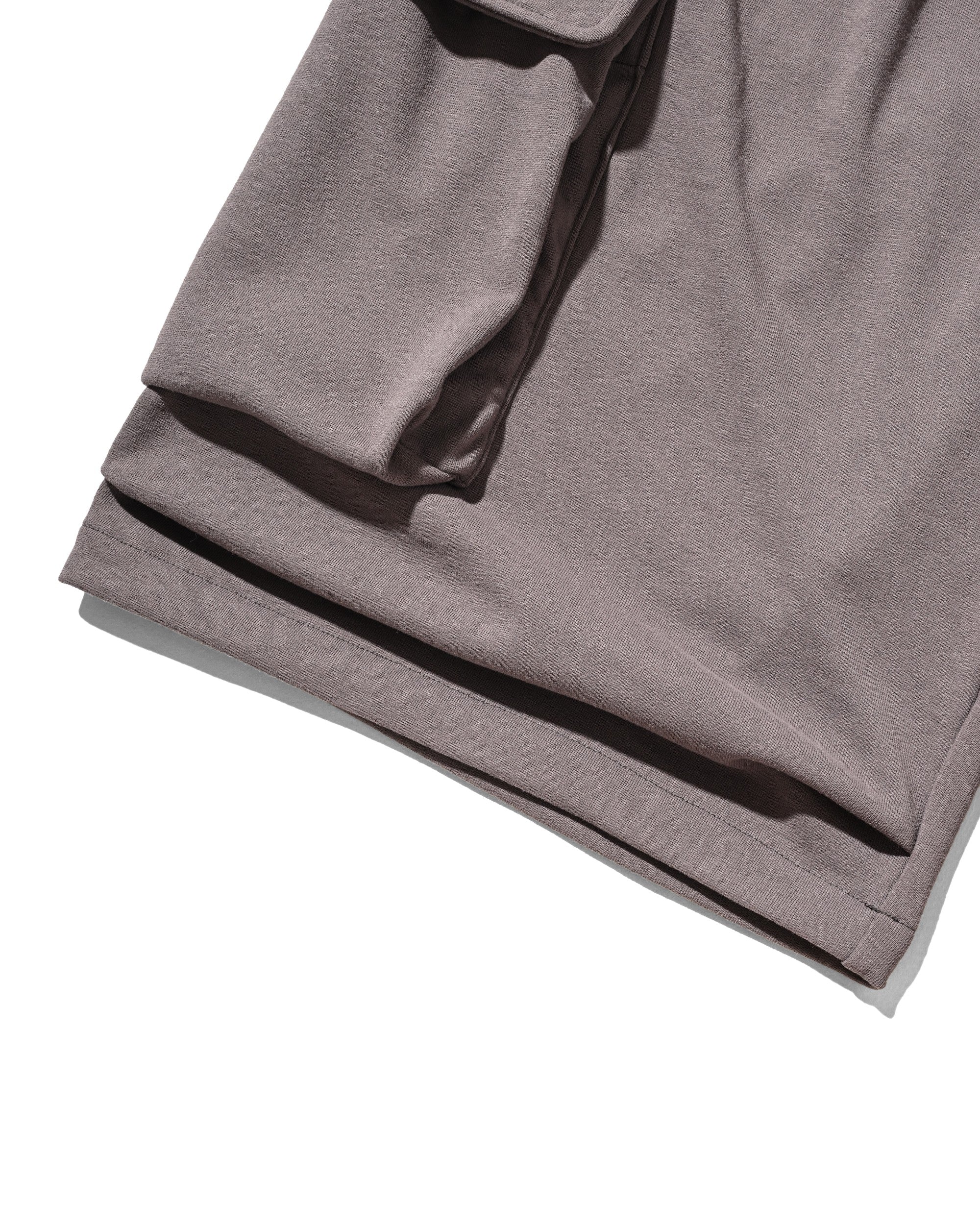 【7.15 WED 20:00- IN STOCK】CITY MILITARY SWEAT HALF PANTS 001 (GRAPHITE TAUPE)