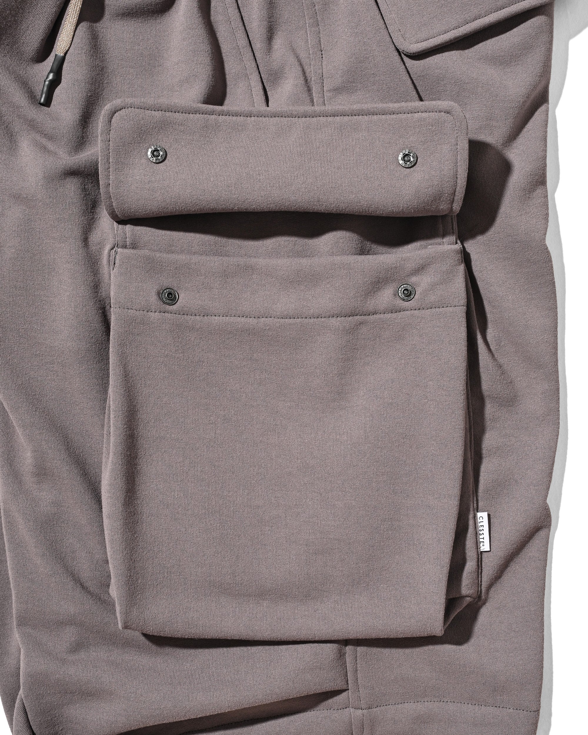 【7.15 WED 20:00- IN STOCK】CITY MILITARY SWEAT HALF PANTS 001 (GRAPHITE TAUPE)