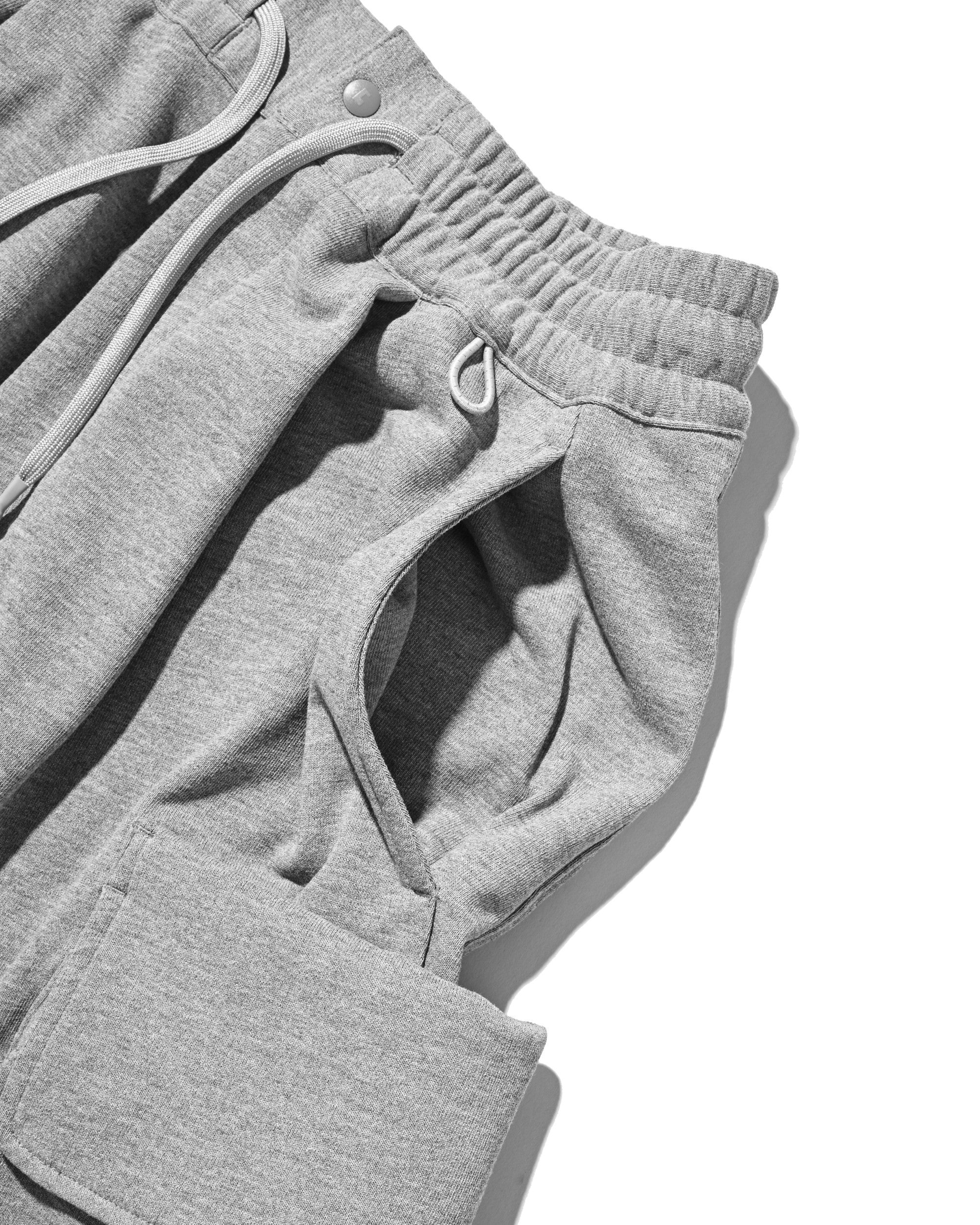 【7.15 WED 20:00- IN STOCK】CITY MILITARY SWEAT HALF PANTS 001 (GRAY)