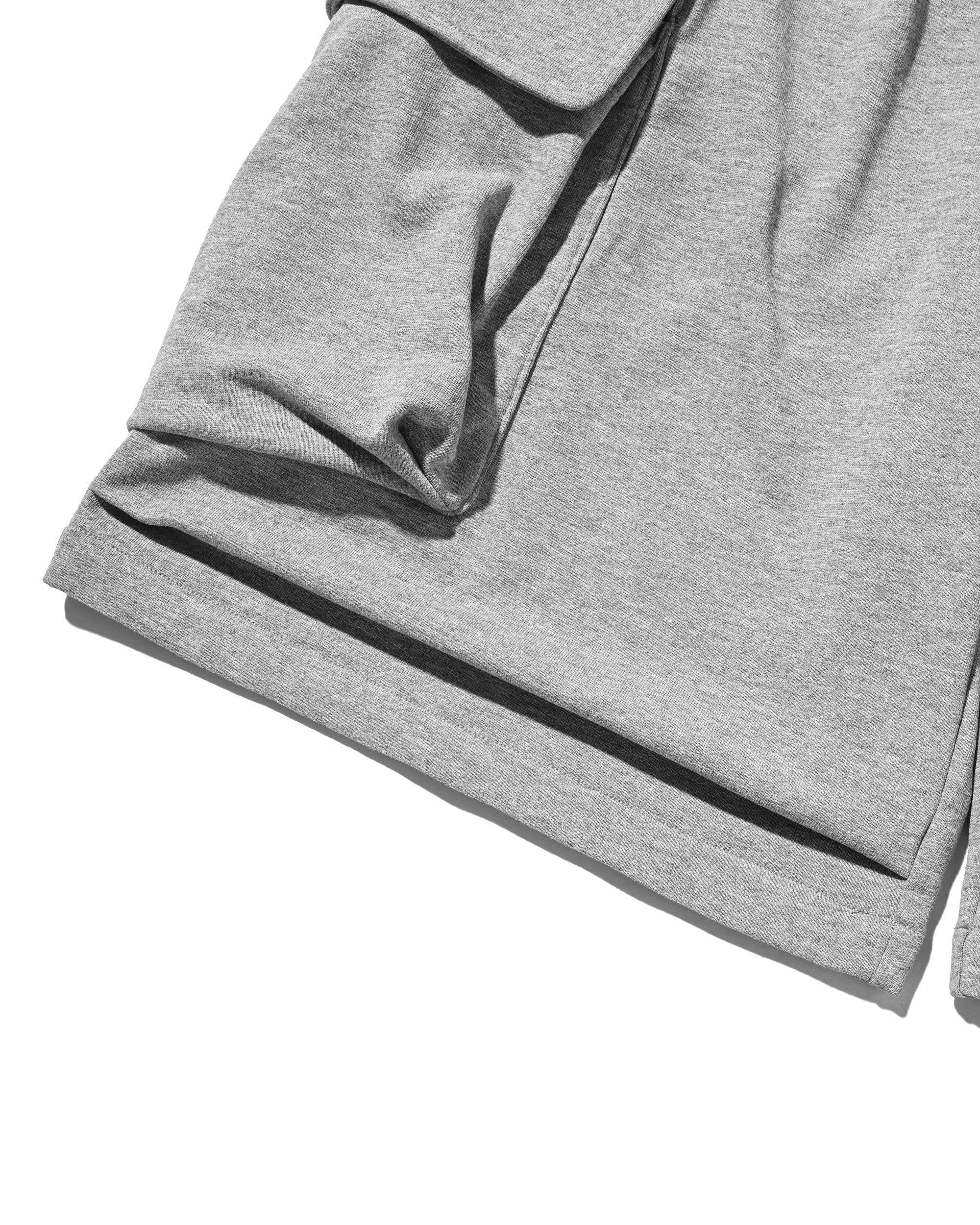 【7.15 WED 20:00- IN STOCK】CITY MILITARY SWEAT HALF PANTS 001 (GRAY)