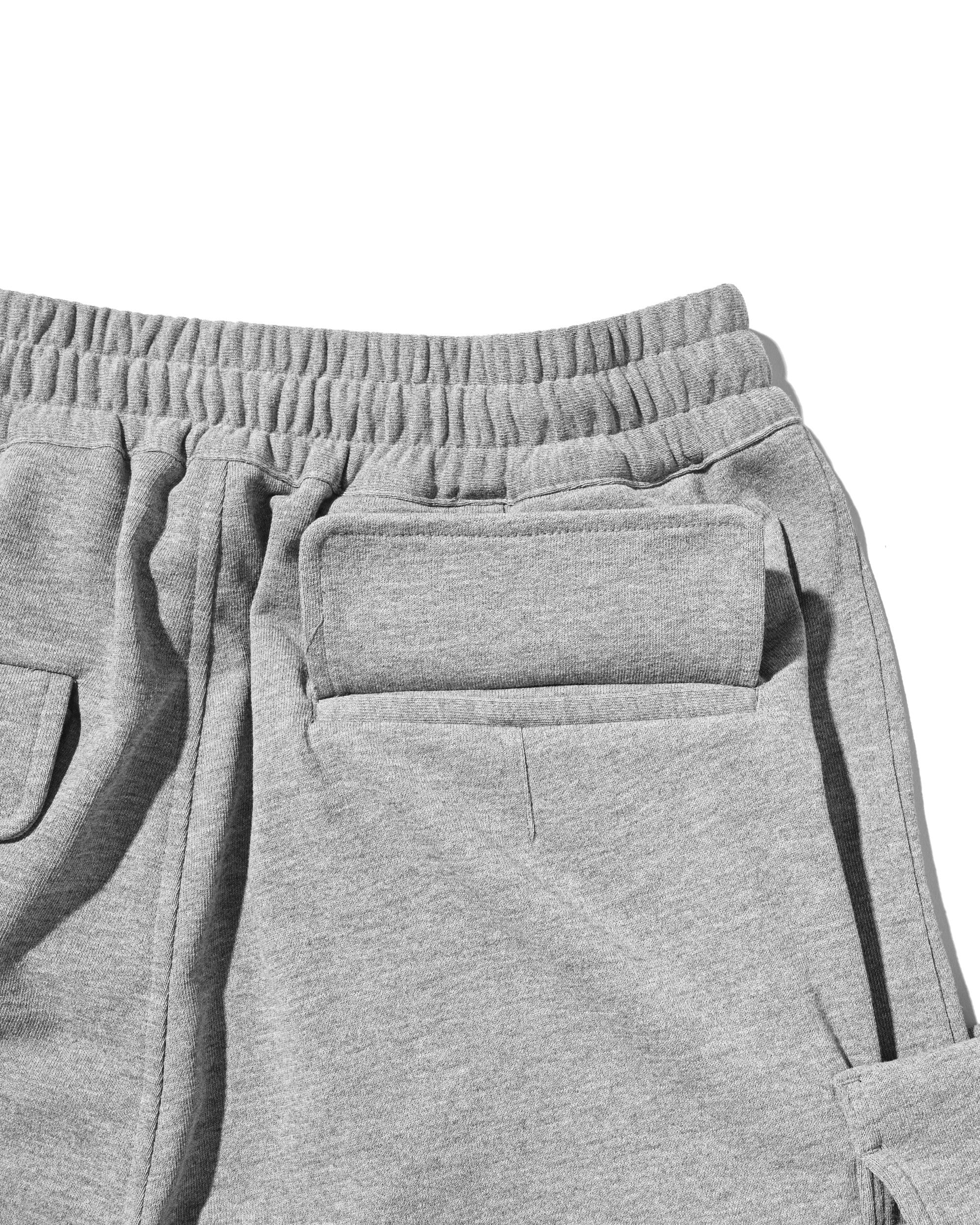 【7.15 WED 20:00- IN STOCK】CITY MILITARY SWEAT HALF PANTS 001 (GRAY)