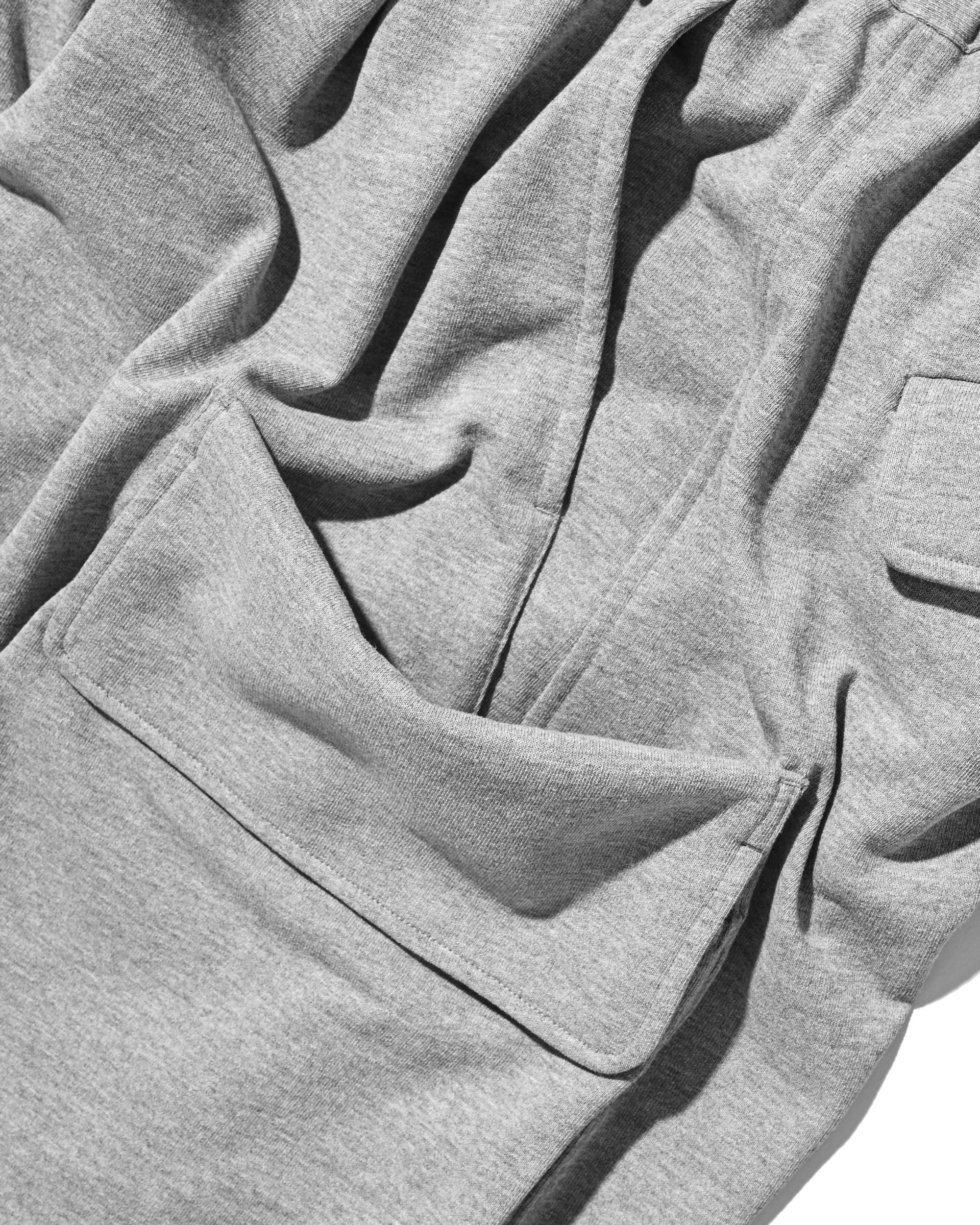 CITY MILITARY SWEAT HALF PANTS 001 (GRAY)