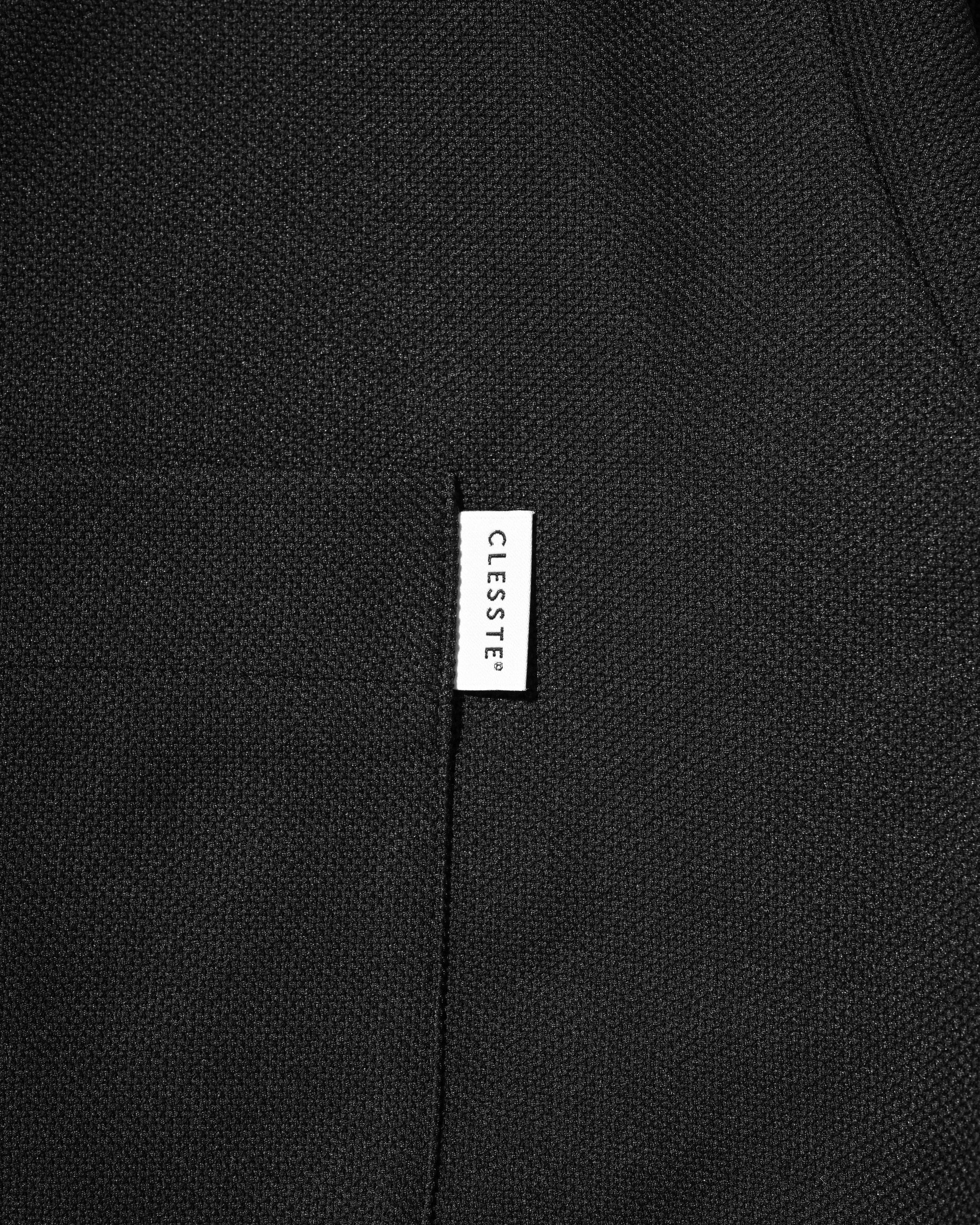【8.12 WED 20:00- IN STOCK】ACTIVE CITY HENLEY NECK S/S T-SHIRT (BLACK)