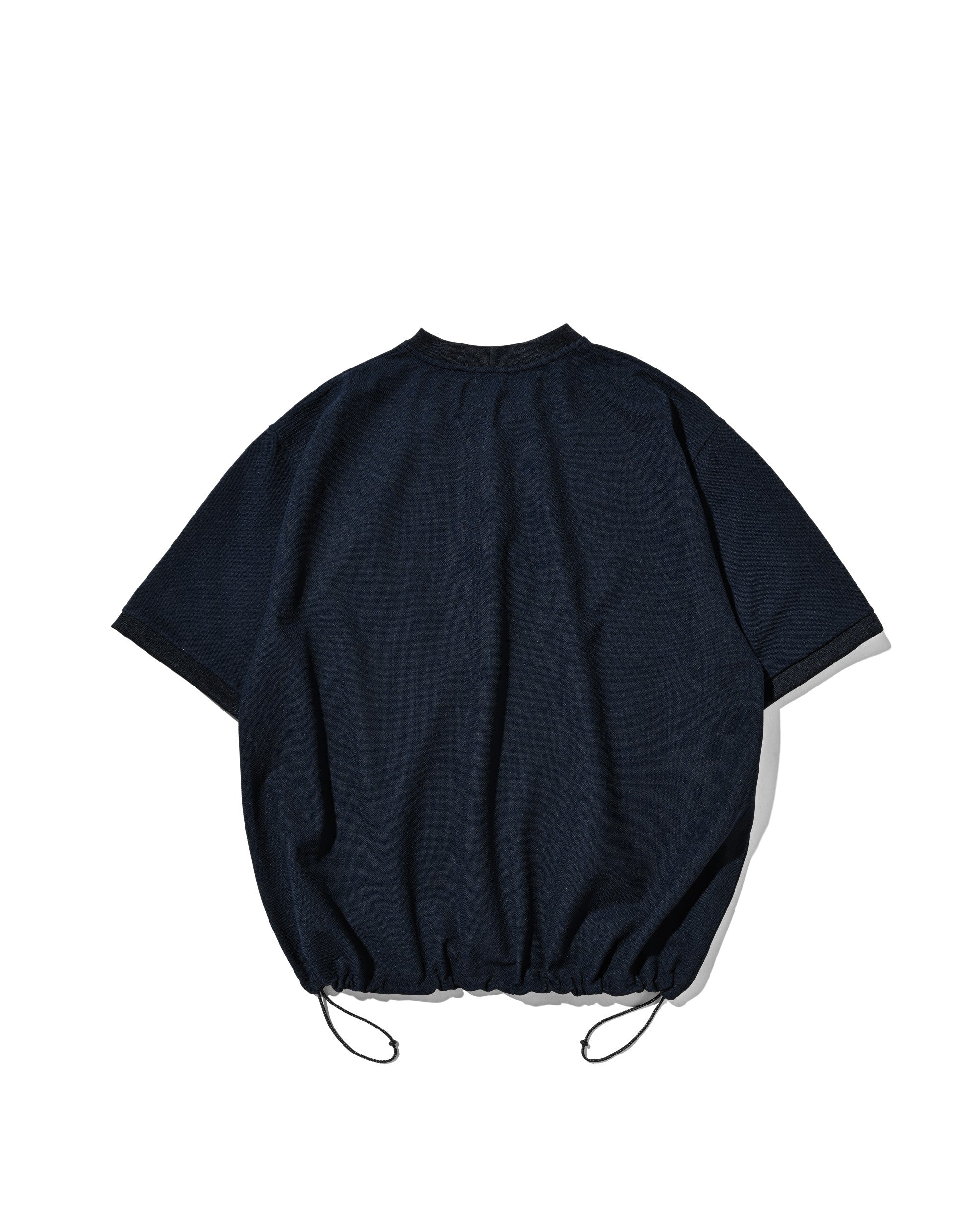 【8.12 WED 20:00- IN STOCK】ACTIVE CITY HENLEY NECK S/S T-SHIRT (NAVY)