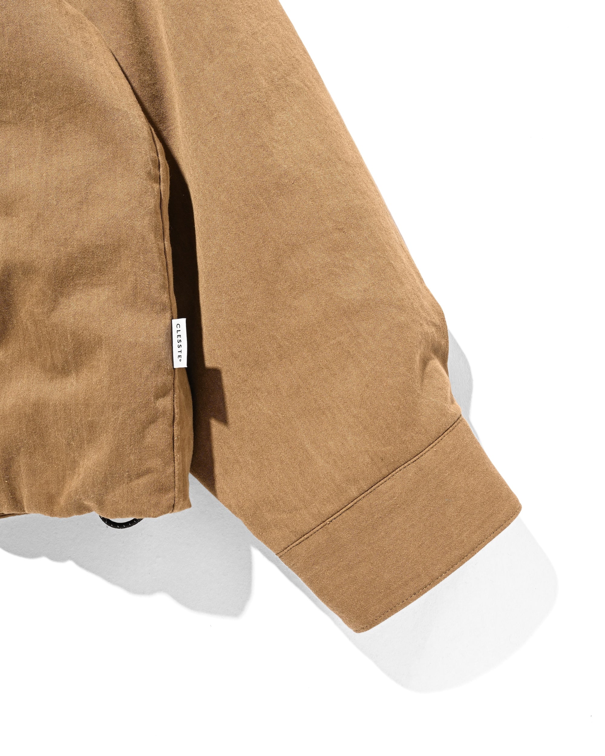 VINTAGE EFFECT PADDED CITY UTILITY JACKET (BEIGE)