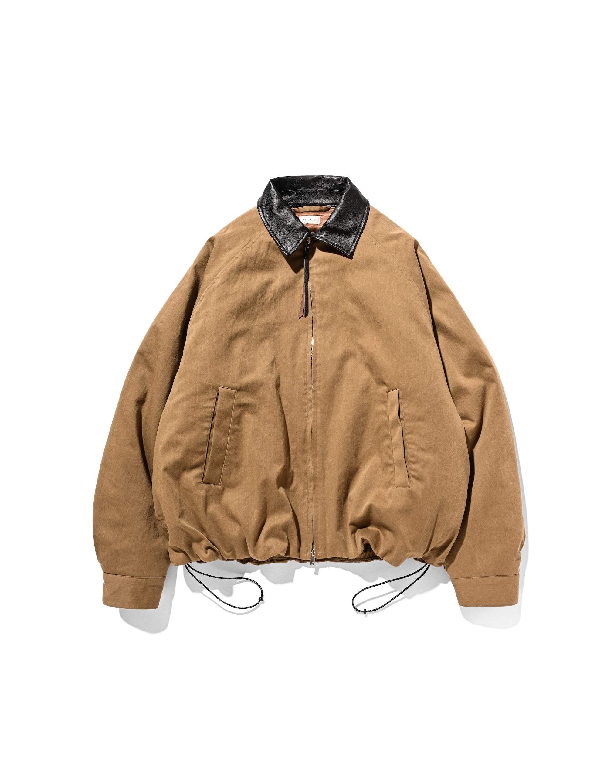 VINTAGE EFFECT PADDED CITY UTILITY JACKET (BEIGE)