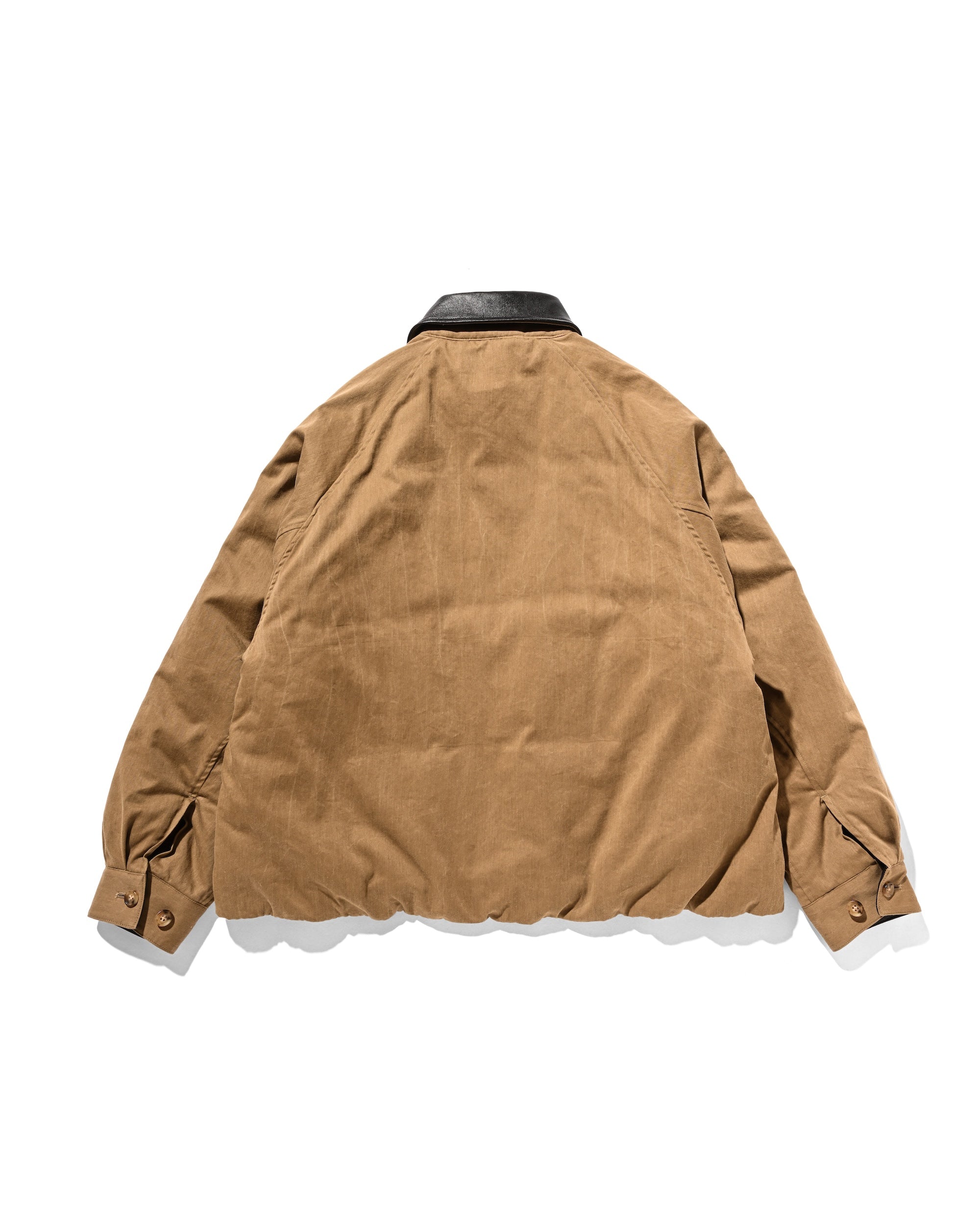 VINTAGE EFFECT PADDED CITY UTILITY JACKET (BEIGE)